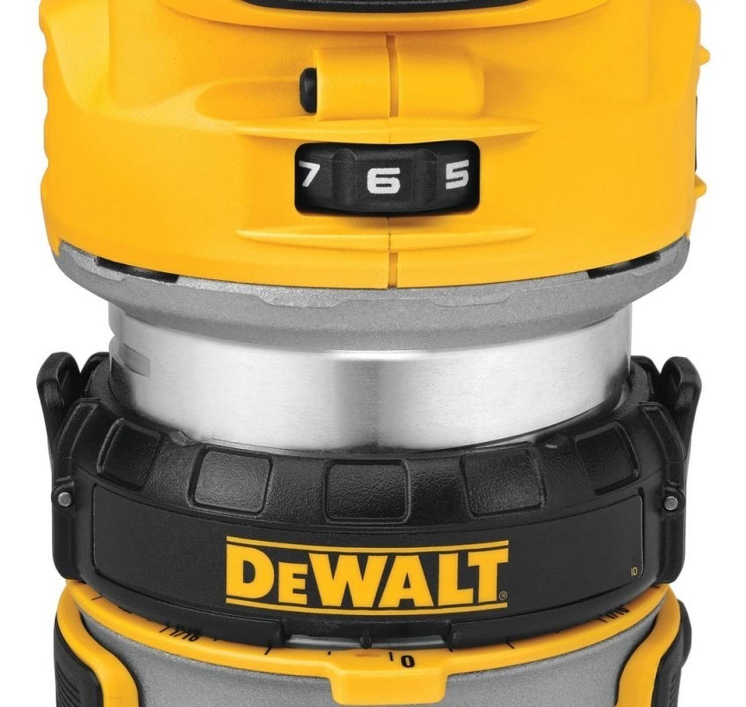 RUTEADORA FRESADORA 1/4 20V XR BARETOOL DEWALT DCW600B - 2