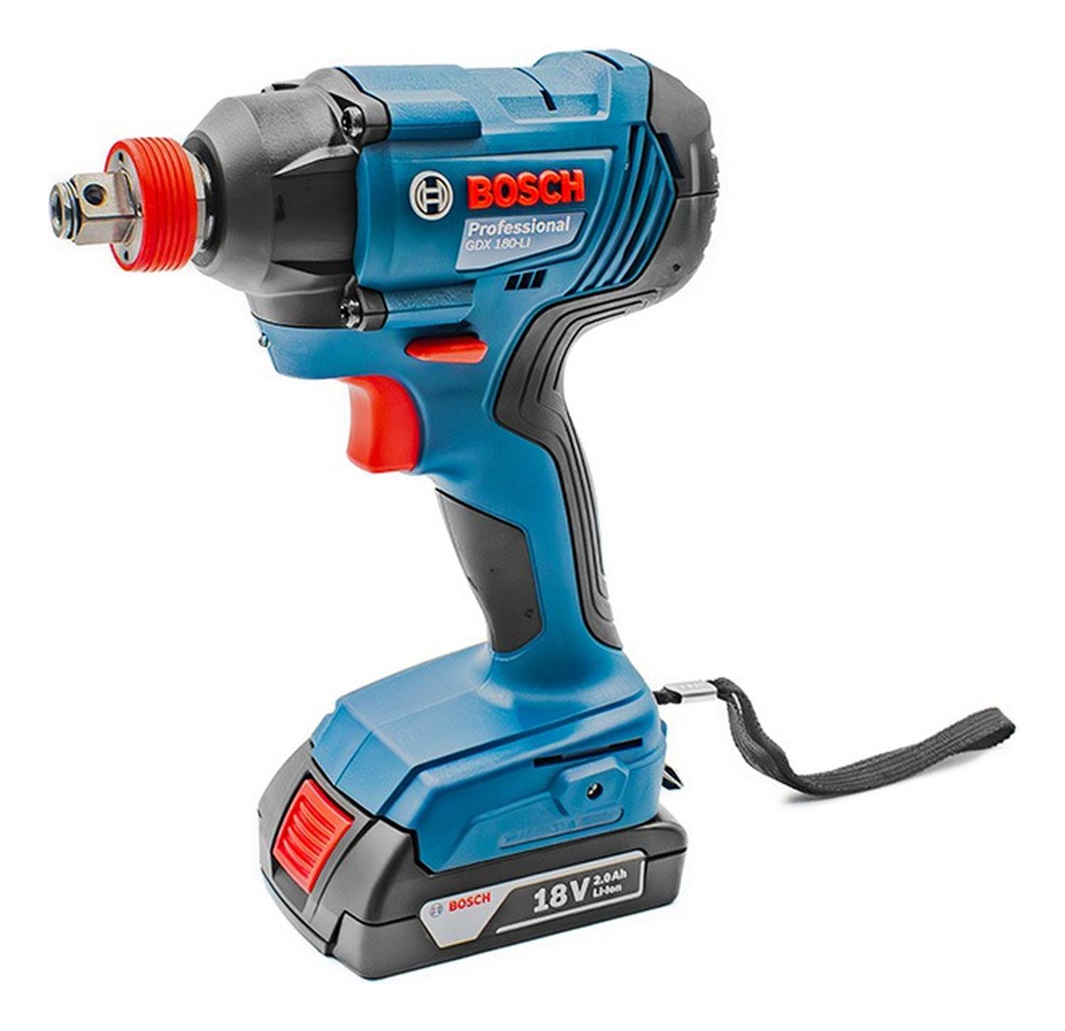 TALADRO PERCUTOR INALAMBRICO GSB 180-LI + GDX 180 LI BOSCH - 4
