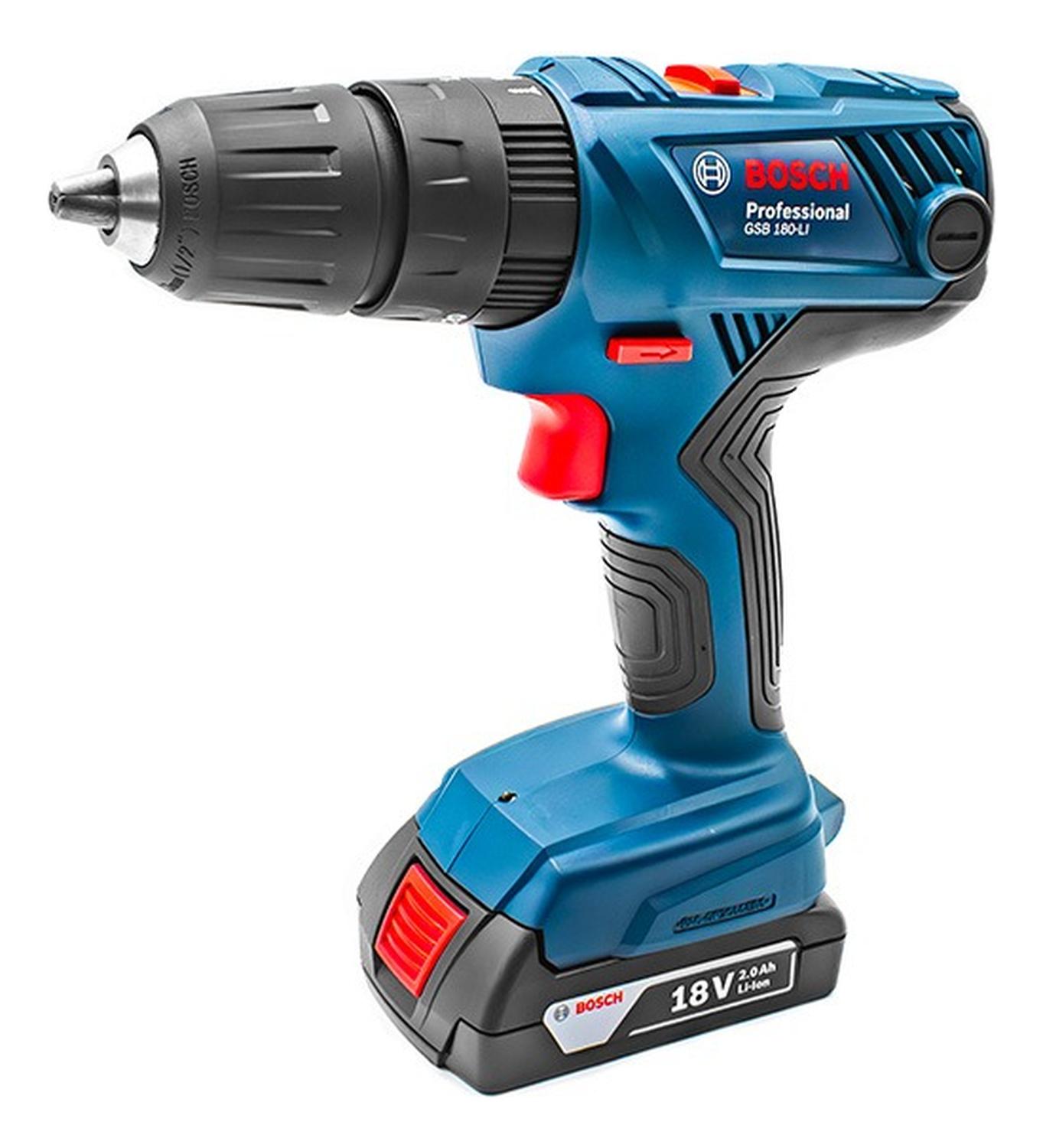 TALADRO PERCUTOR INALAMBRICO GSB 180-LI + GDX 180 LI BOSCH - 5