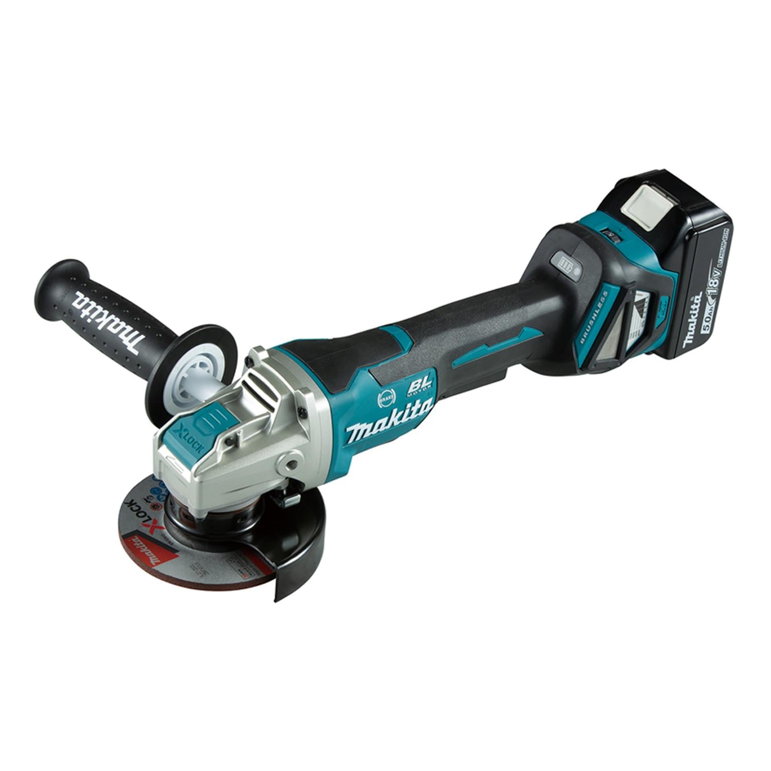 ESMERIL ANGULAR 4 1/2 18V LXT BL BARETOOL MAKITA DGA469Z - 1