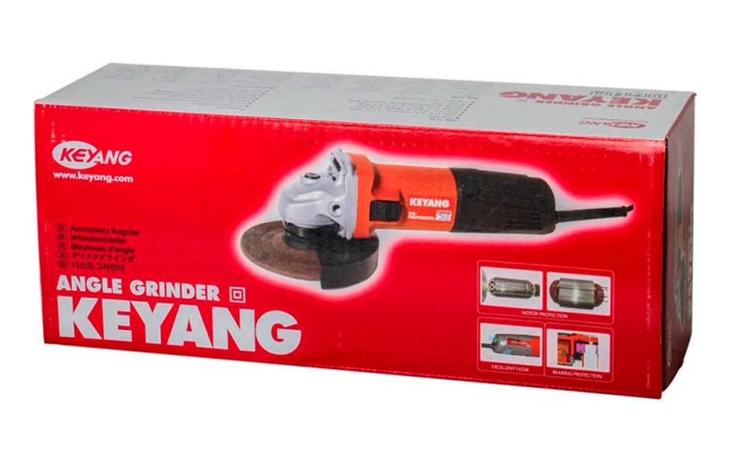 AMOLADORA ANGULAR 5 1100W 10000 RPM KEYANG DG1102C - 5