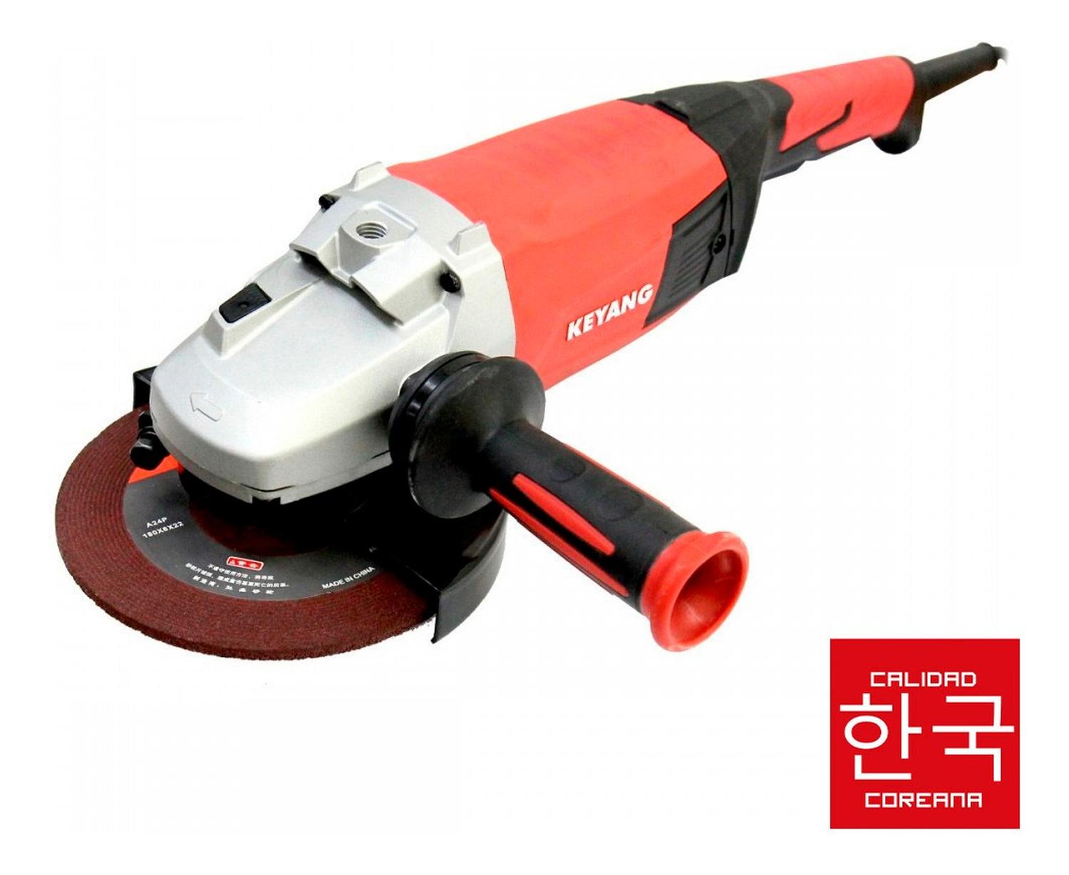 AMOLADORA ANGULAR 7 2200W 8500 RPM KEYANG DG180-22 - 1