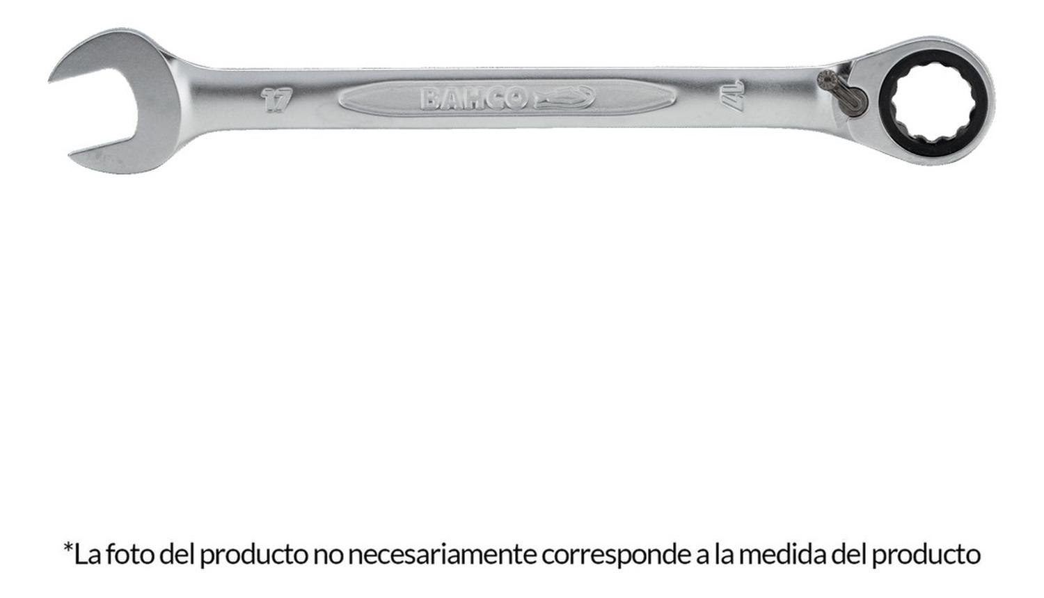 LLAVE MIXTA MILIMETRICA ACABADO CROMADO C/ RACHET 13MM BAHCO - 2