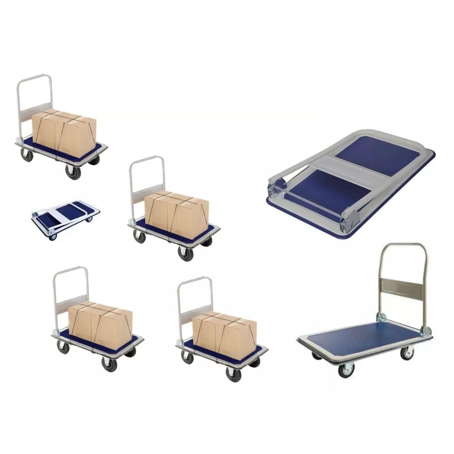 CARRETA PLATAFORMA PLEGABLE 300 KG TC5329 TOOLCRAFT - 4