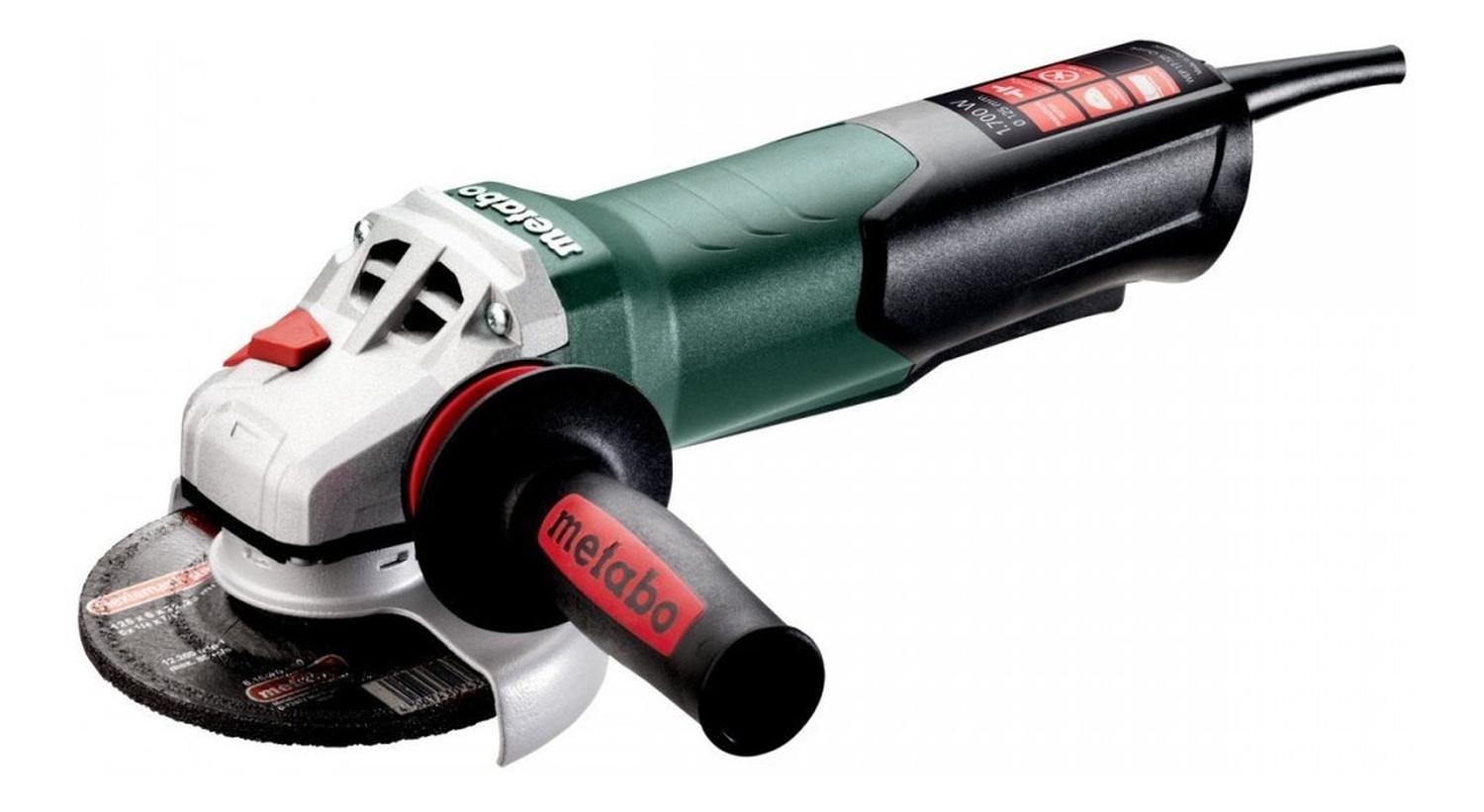 AMOLADORA ANGULAR 5' 1700W 11000 RPM METABO WEP 17-125 QUICK - 1