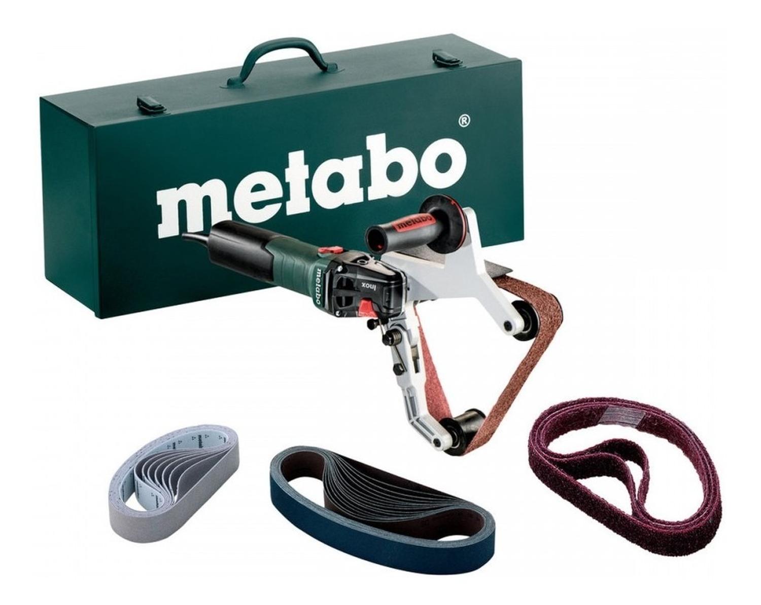 LIJADORA DE TUBOS (INOX) INDUSTRIAL RBE 15-180 SET METABO - 1