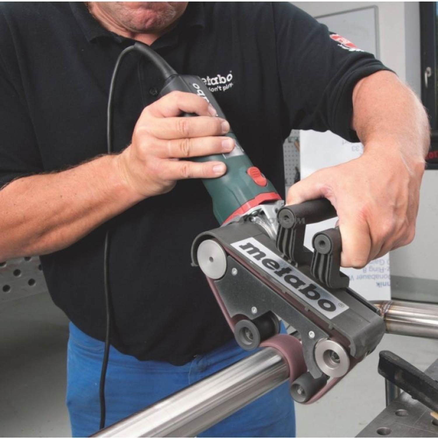 LIJADORA DE TUBOS (INOX) INDUSTRIAL RBE 15-180 SET METABO - 3