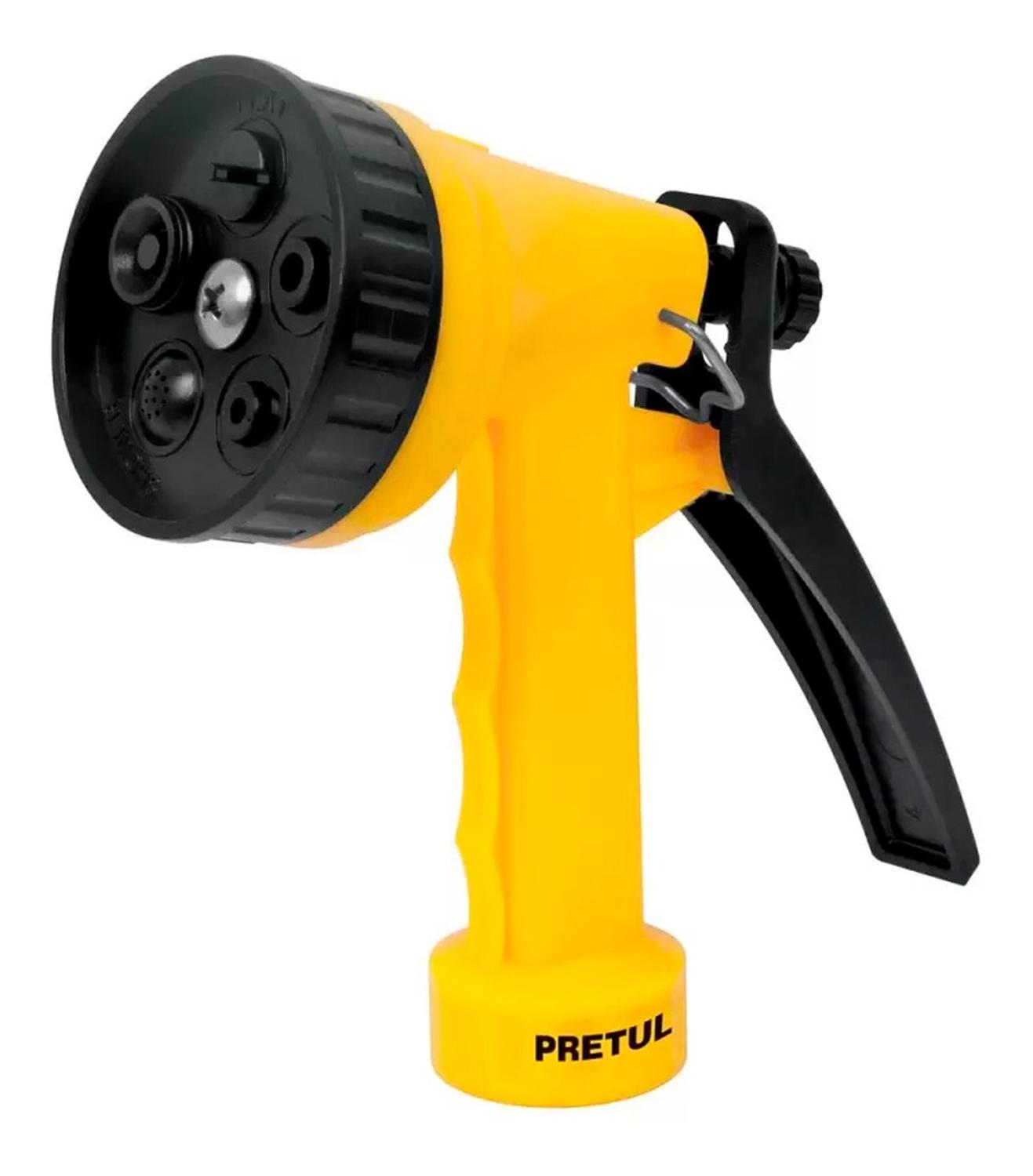 PISTOLA DE PLÁSTICO P/RIEGO 5 MULTIFUNCIONAL PRETUL 22765 - 1