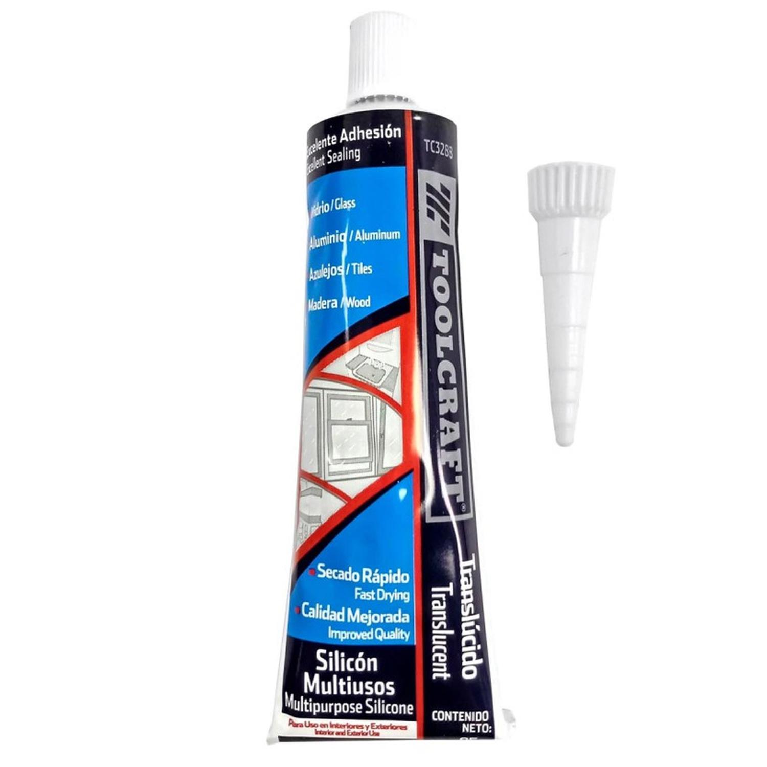SILICÓN TRANSPARENTE USO GENERAL 85GR TOOLCRAFT TC3288 - 1