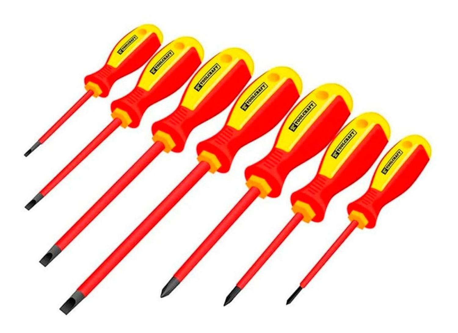 DESARMADORES + MULTIMETRO + PINZA AMPERIMÉTRICA + CAJA TOOLCRAFT - 2