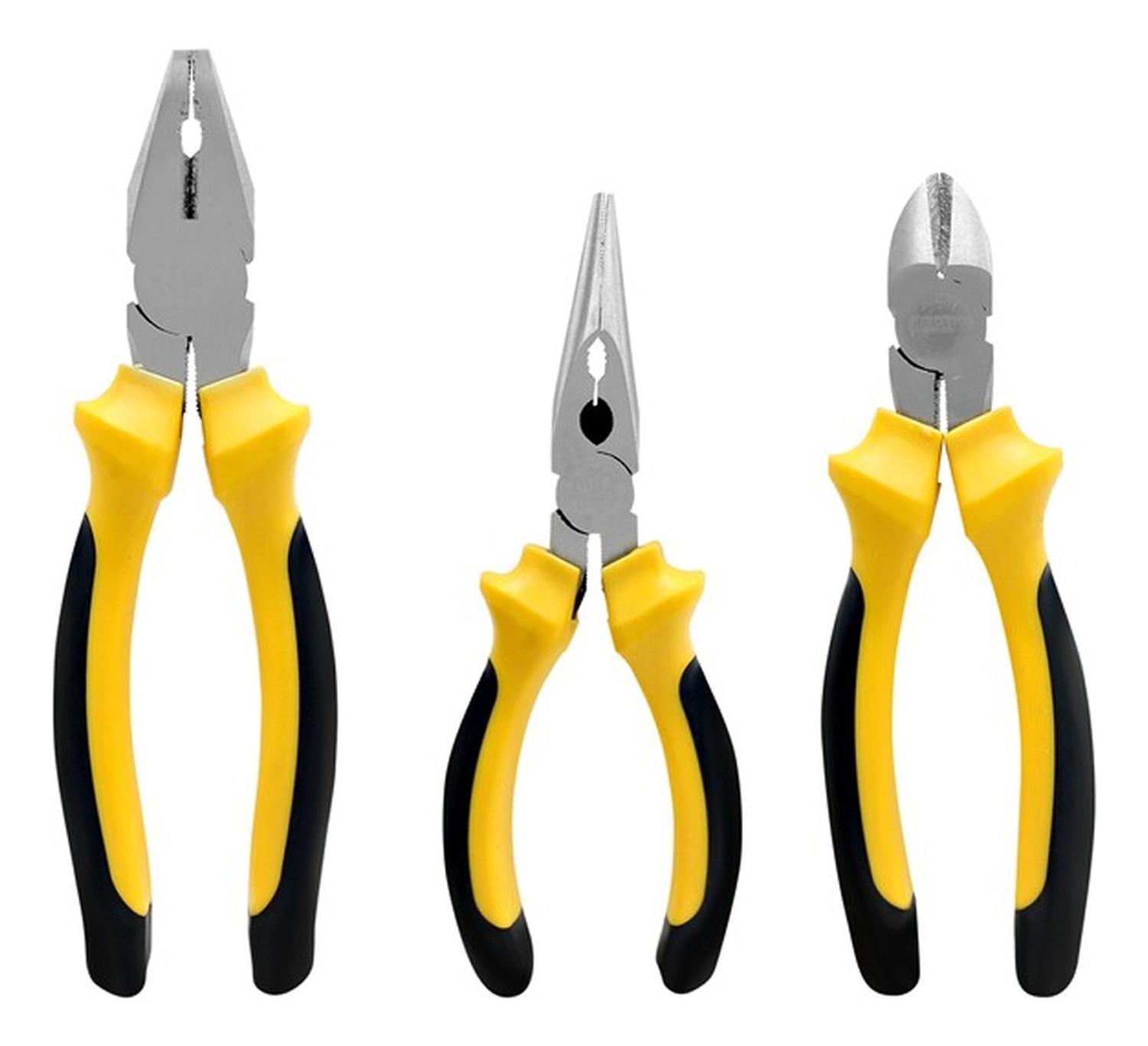 SET DE ALICATES X 3 UNIDADES KAMASA KM286 - 1