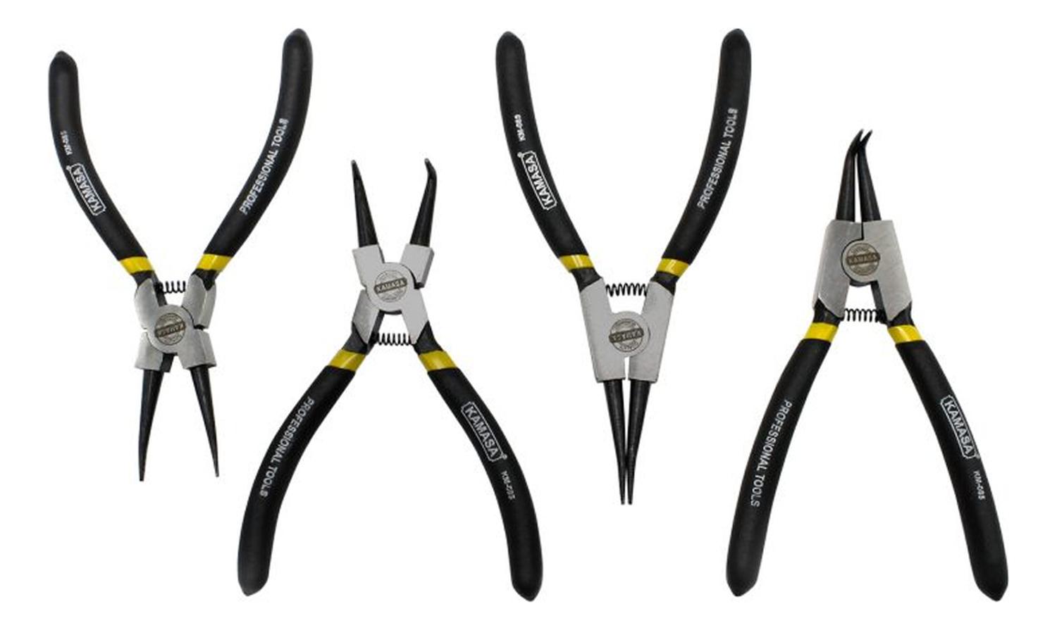 SET DE ALICATES SACA RETEN 6 X 4 UNIDADES KAMASA KM085 - 1