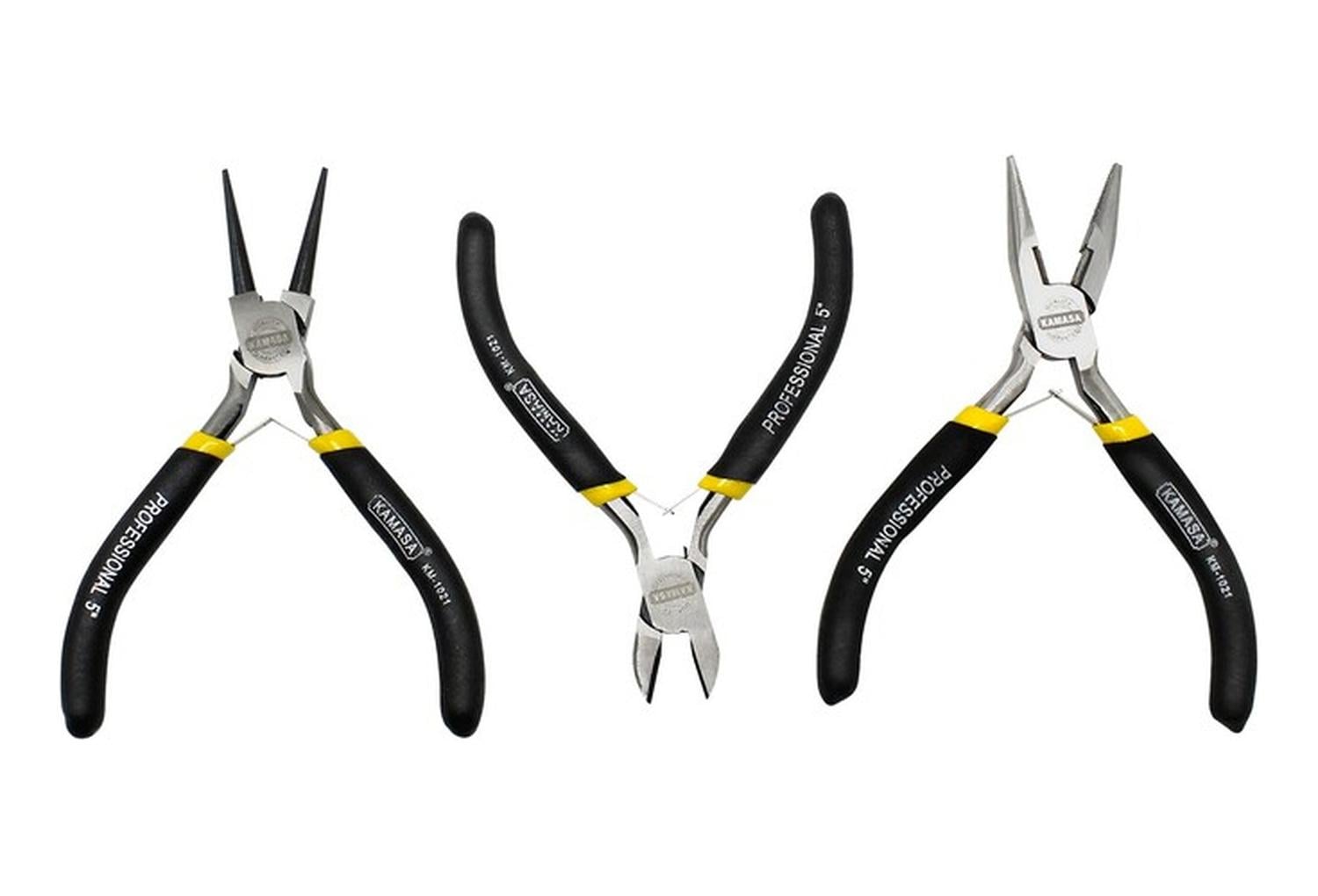 SET DE ALICATES 5 X 3 UNIDADES KAMASA KM1021 - 1