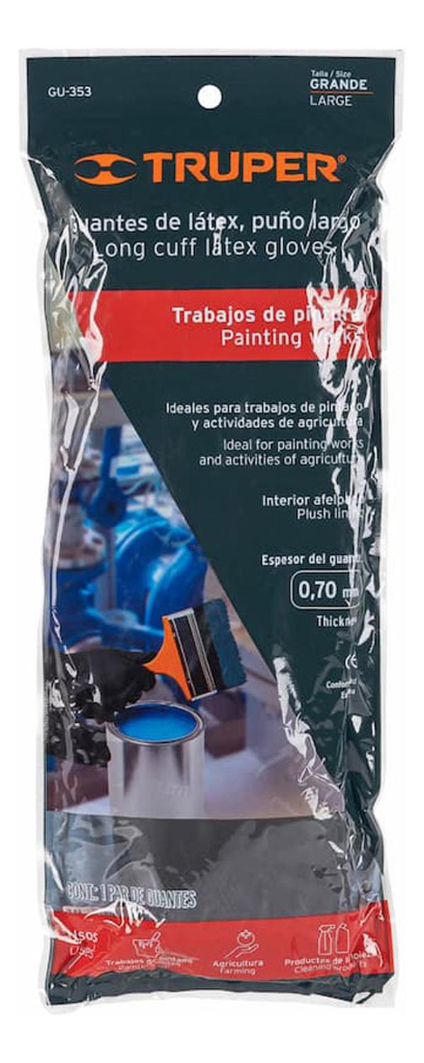 GUANTES DE LÁTEX PARA PINTURA 0.7 MM TRUPER 14266 - 2