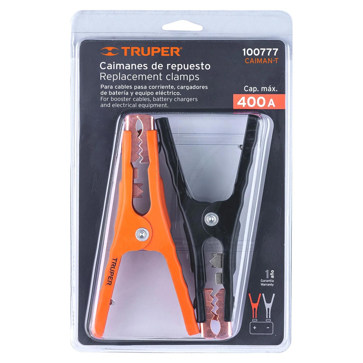 SET DE PINZAS PASA CORRIENTE 6 AWG 2 UND TRUPER 100777 - 2
