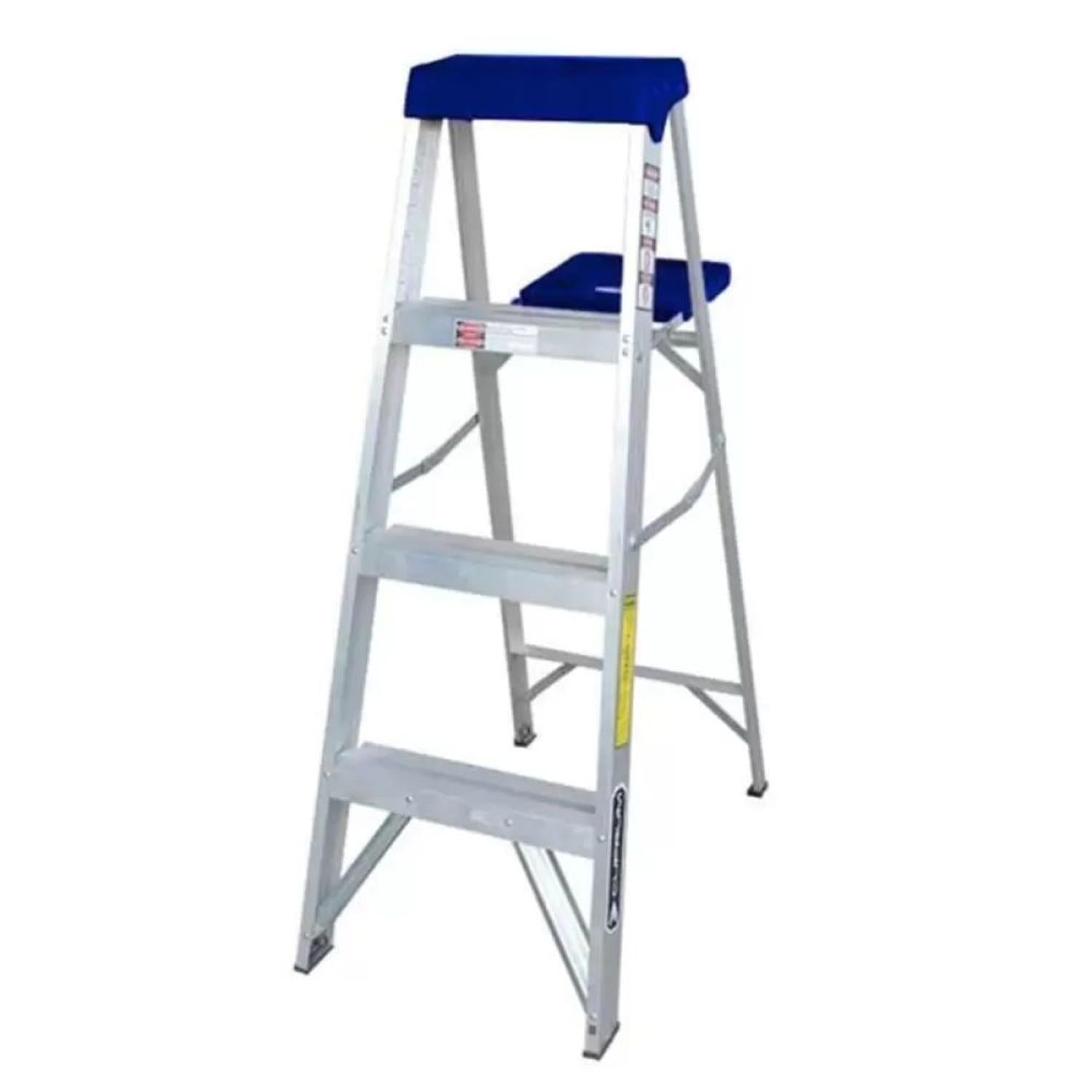 ESCALERA DE TIJERA 3 ESCALONES 102 KG TIPO III TOOLCRAFT TC5617 - 1