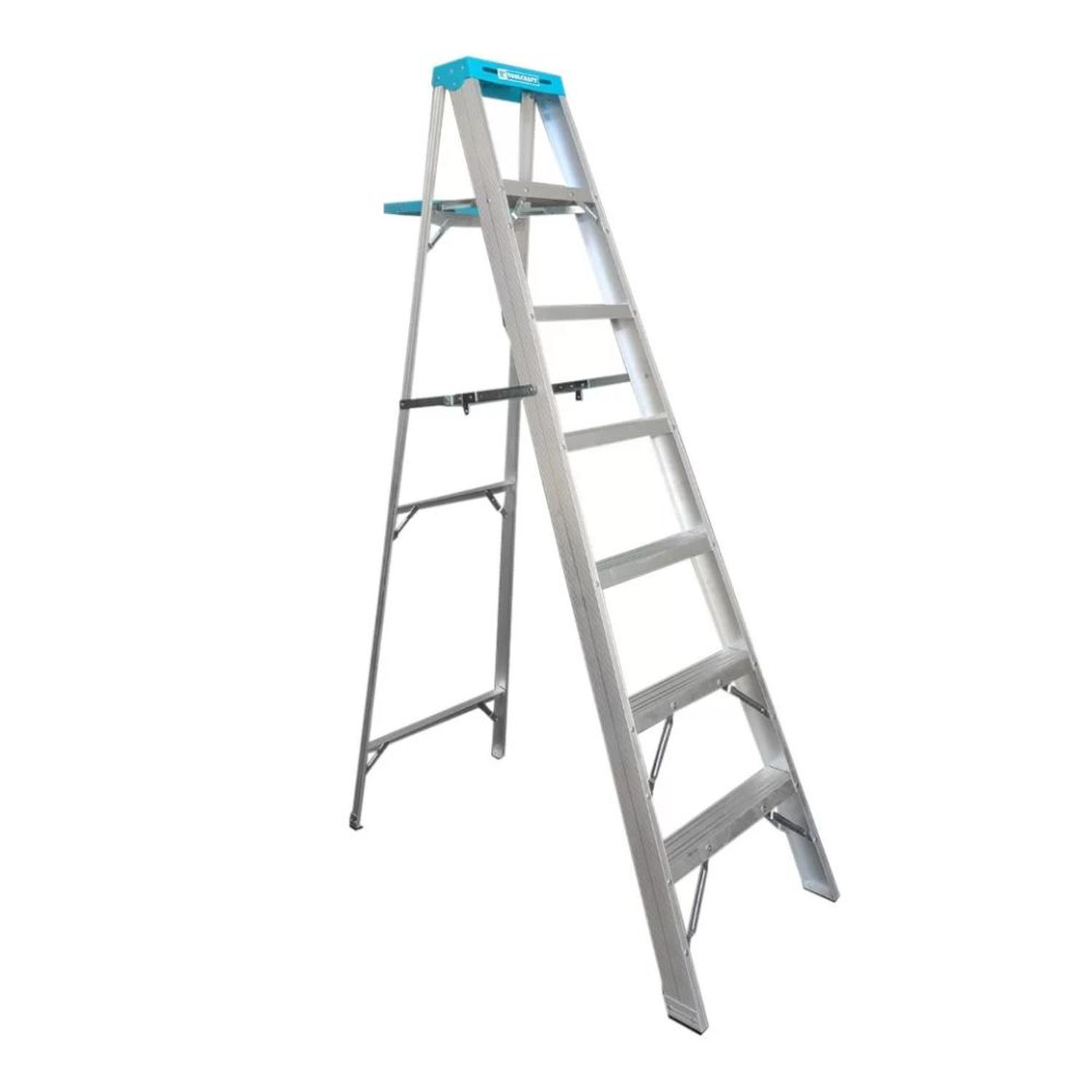 ESCALERA DE TIJERA 6 ESCALONES 102 KG TIPO III TOOLCRAFT TC5615 - 1