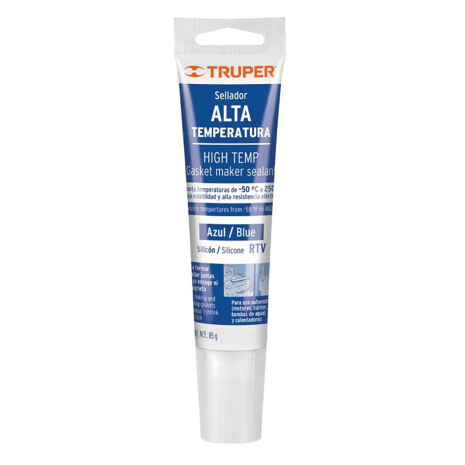 SILICONA AZUL 85G PARA MOTORES, CALENTADORES Y CALDERAS TRUPER 17568 - 1