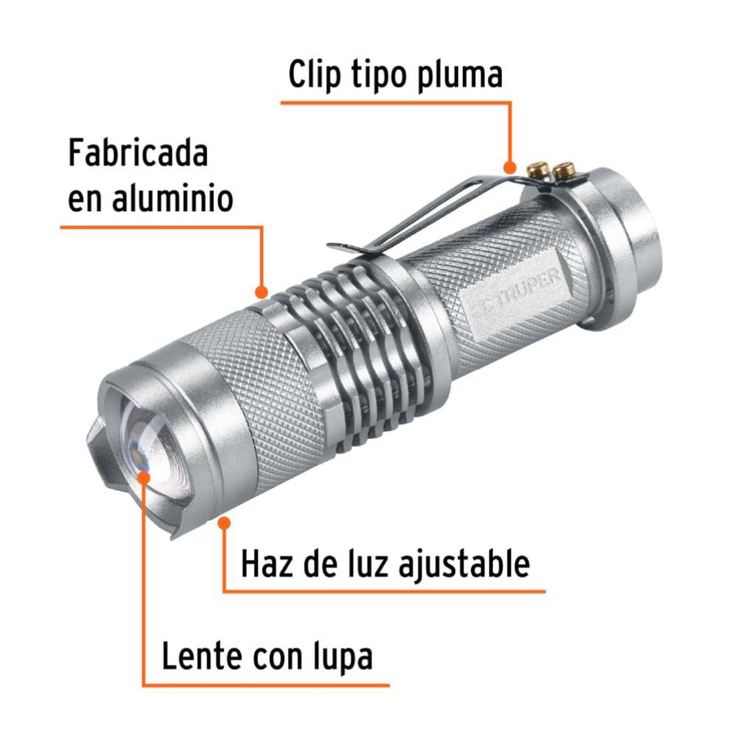LINTERNA LUZ BLANCA NEUTRA 1 LED 40 LM TRUPER 17256 - 2