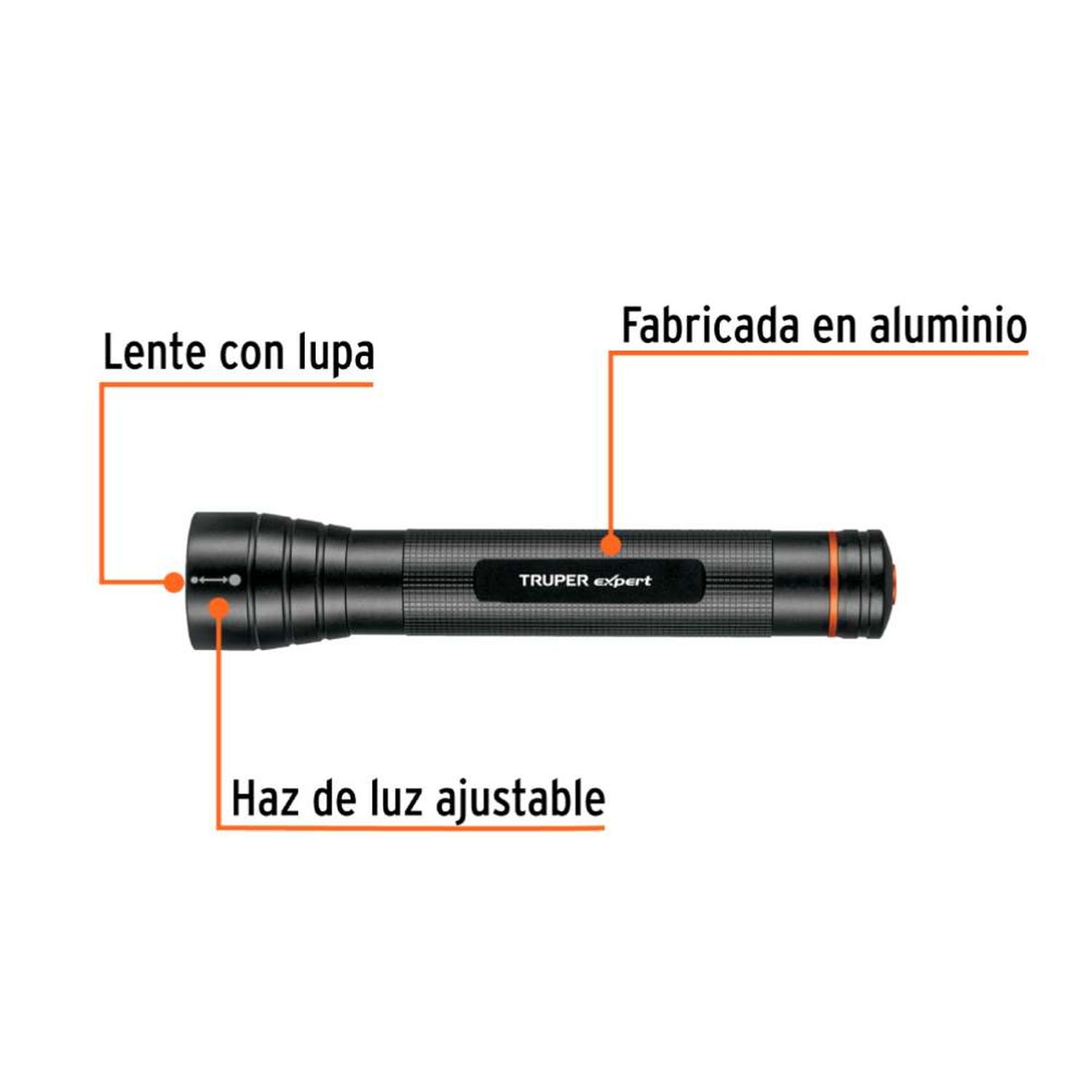 LINTERNA LUZ BLANCA NEUTRA 1 LED 850 LM TRUPER 18814 - 2