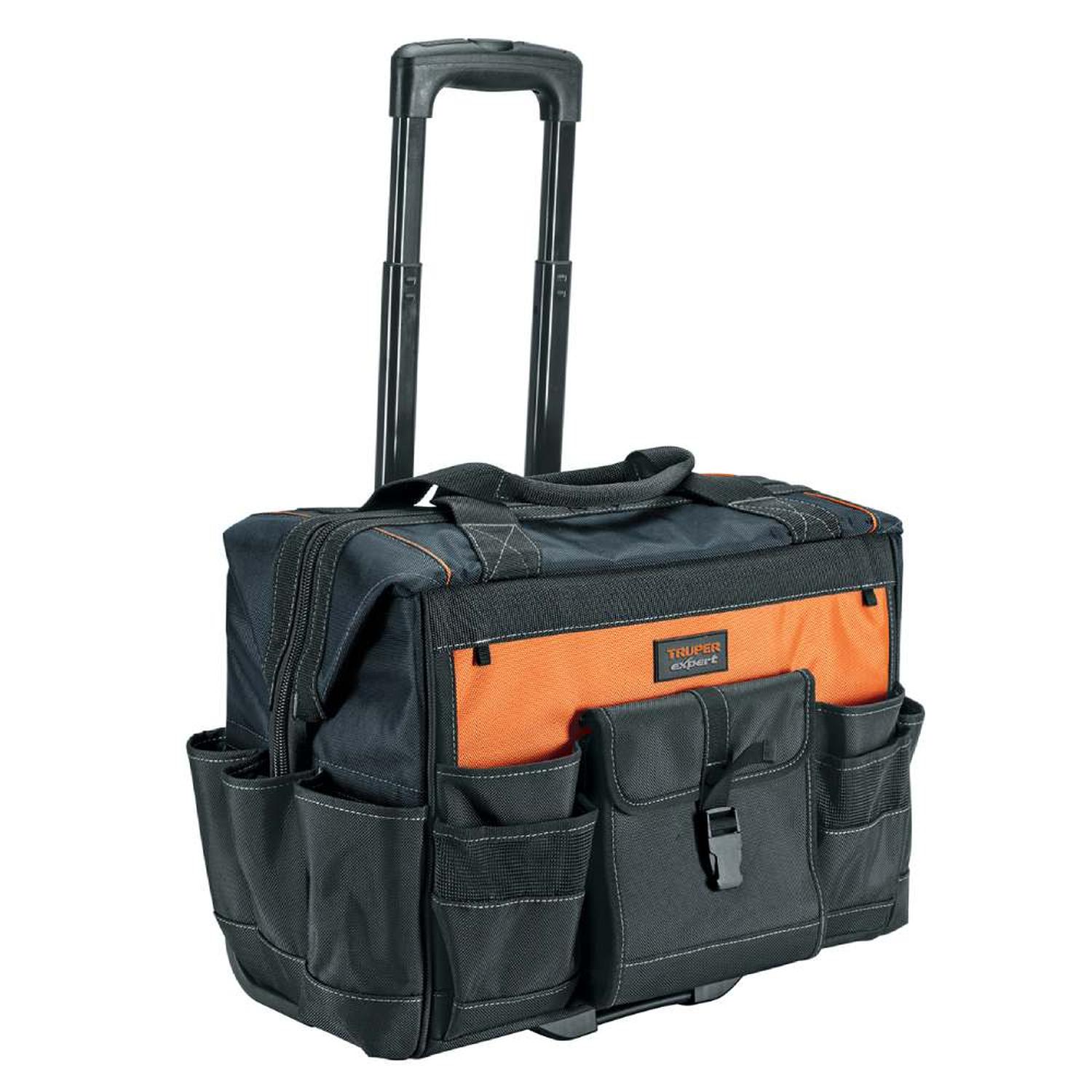 BOLSO PARA HERRAMIENTAS 18 1/2' CON RUEDAS 14 BOLSILLOS TRUPER 101902 - 1