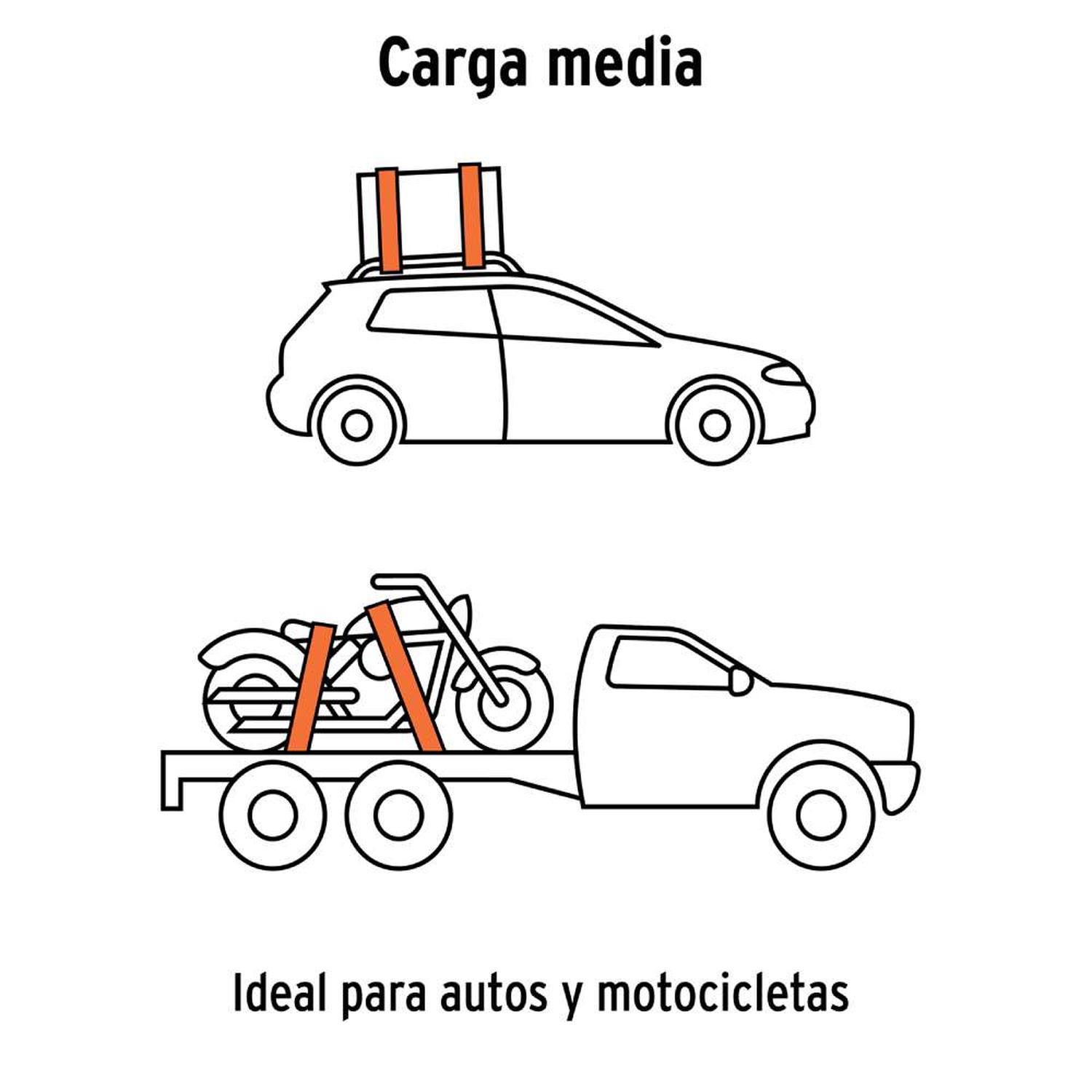 JUEGO DE SUJETADOR CON RATCHET 1500KG 2 PIEZAS TRUPER 101831 - 3