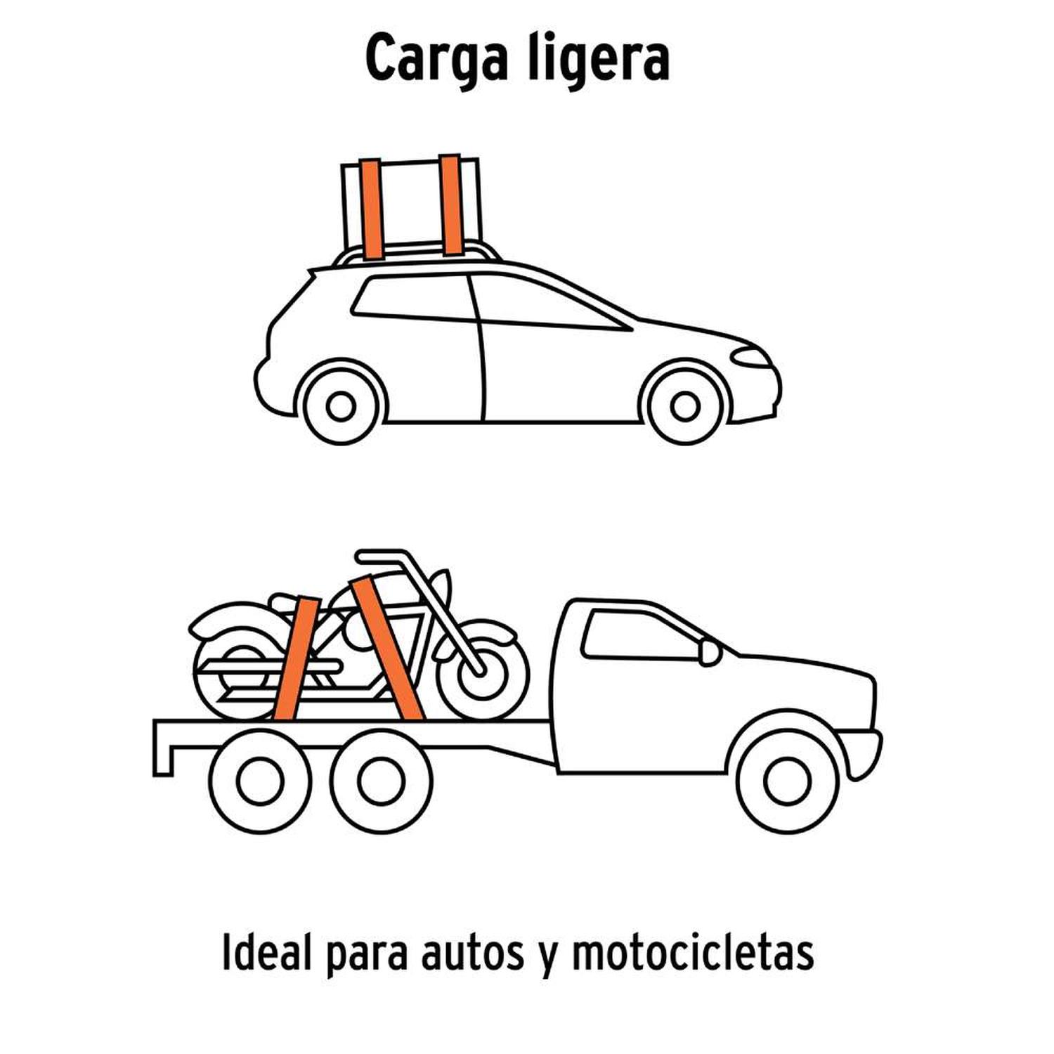 JUEGO DE SUJETADOR CON RATCHET 1000KG 2 PIEZAS TRUPER 19282 - 3