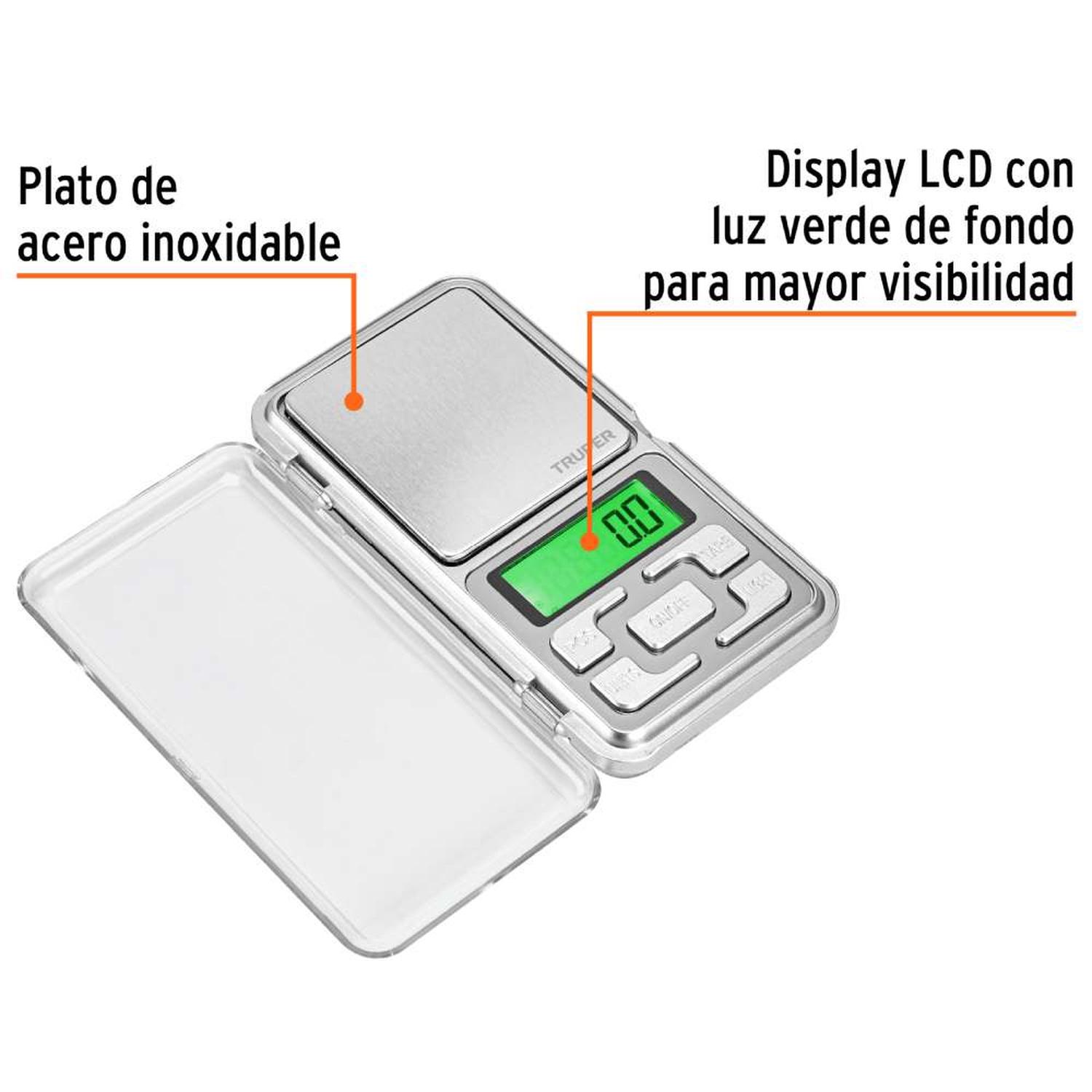 BALANZA ELECTRÓNICA 500 G TRUPER 100786 - 2