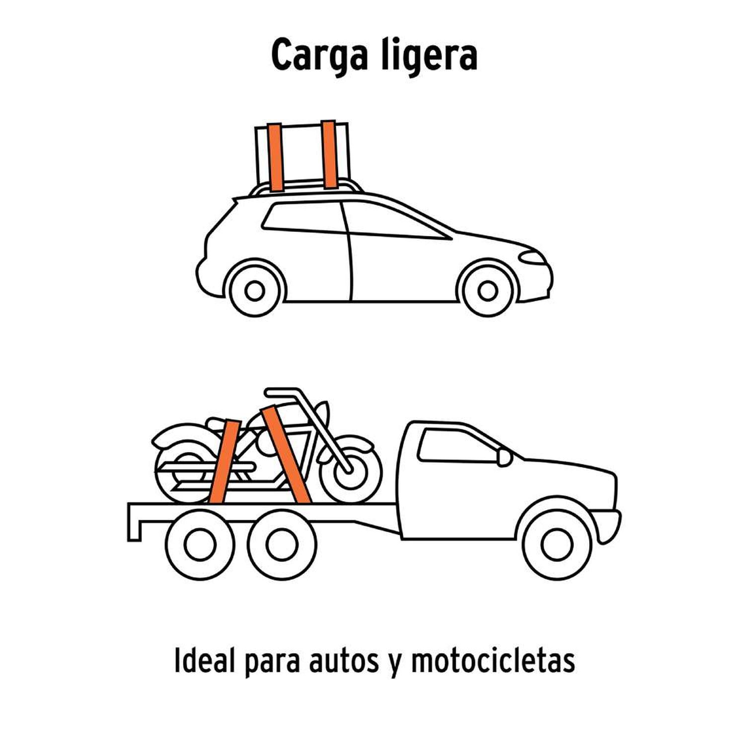 JUEGO DE SUJETADOR CON RATCHET 675KG 4 PIEZAS TRUPER 101742 - 3