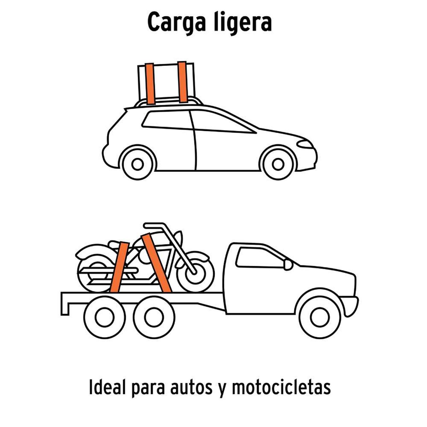JUEGO DE SUJETADOR CON RATCHET 408KG 2 PIEZAS TRUPER 101739 - 3