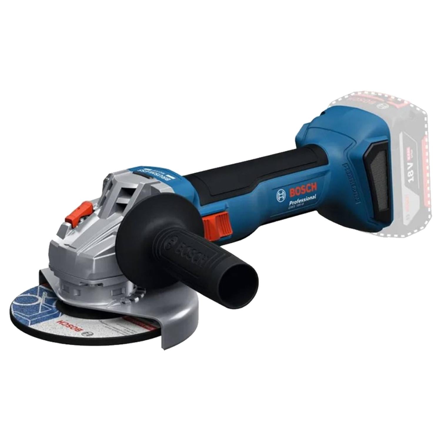 AMOLADORA 5' 18V BRUSHLESS + BATERÍA 4.0 AH + CARGADOR + BOLSO BOSCH 0615.A50.0CR-000 - 2