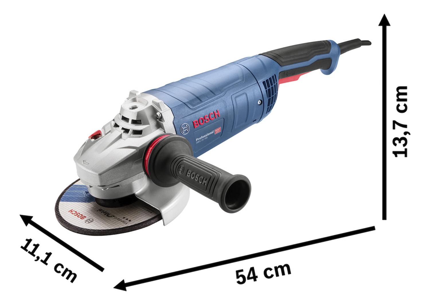 AMOLADORA ANGULAR 7'' 2500W C/TRI-CONTROL BOSCH GWS 25-180 - 4