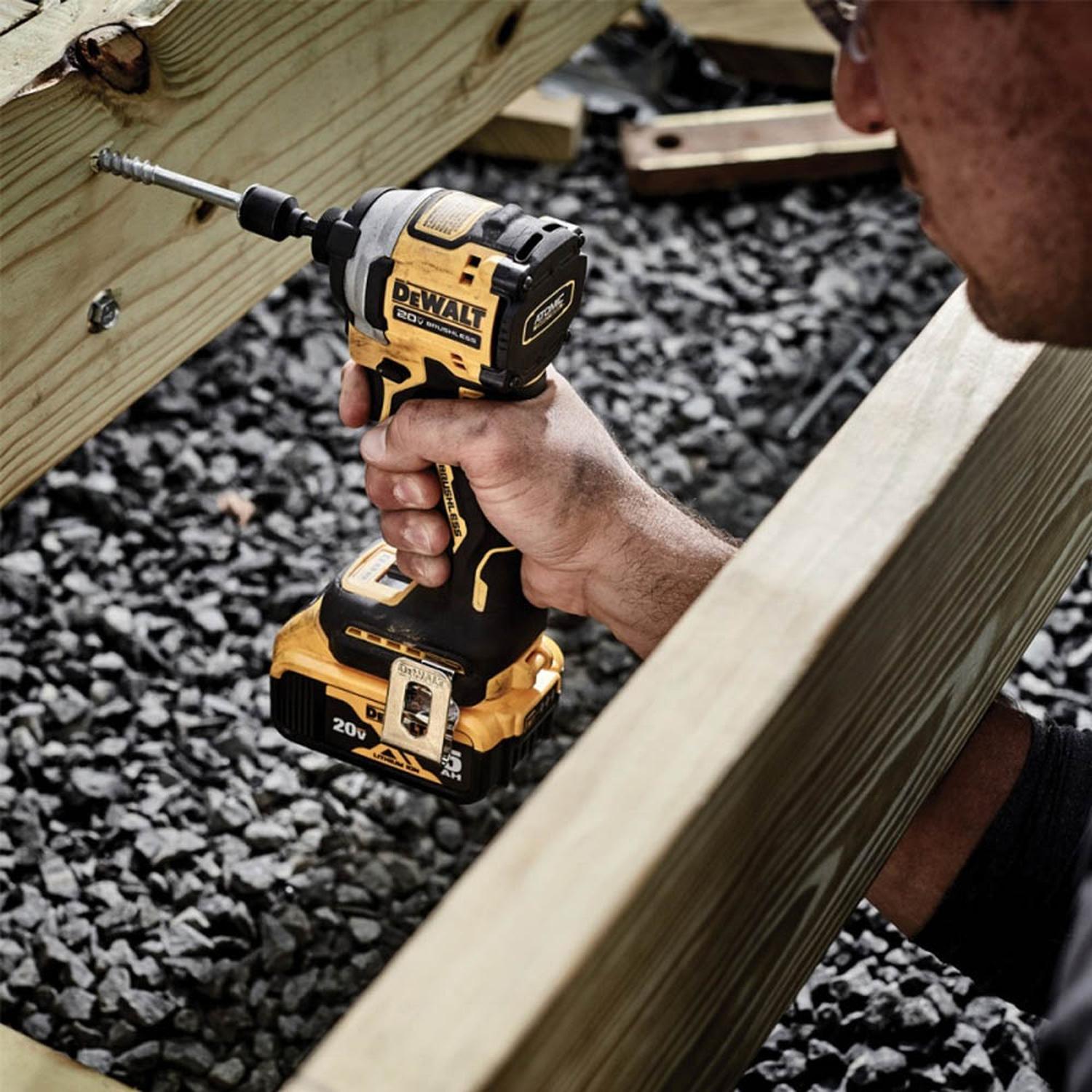 ATORNILLADOR DE IMPACTO 1/4' HEX 20V BRUSHLESS 205NM DEWALT DCF850B - 5