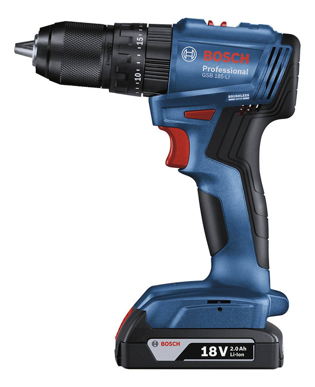 TALADRO PERCUTOR 13 MM 18V 2 BAT BOSCH GSB 185-LI - 3