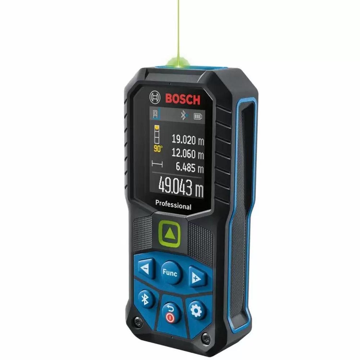 MEDIDOR DE DISTANCIA LASER 50 MTS LASER VERDE GLM 50-27 CG CON BLUETOOTH - 2