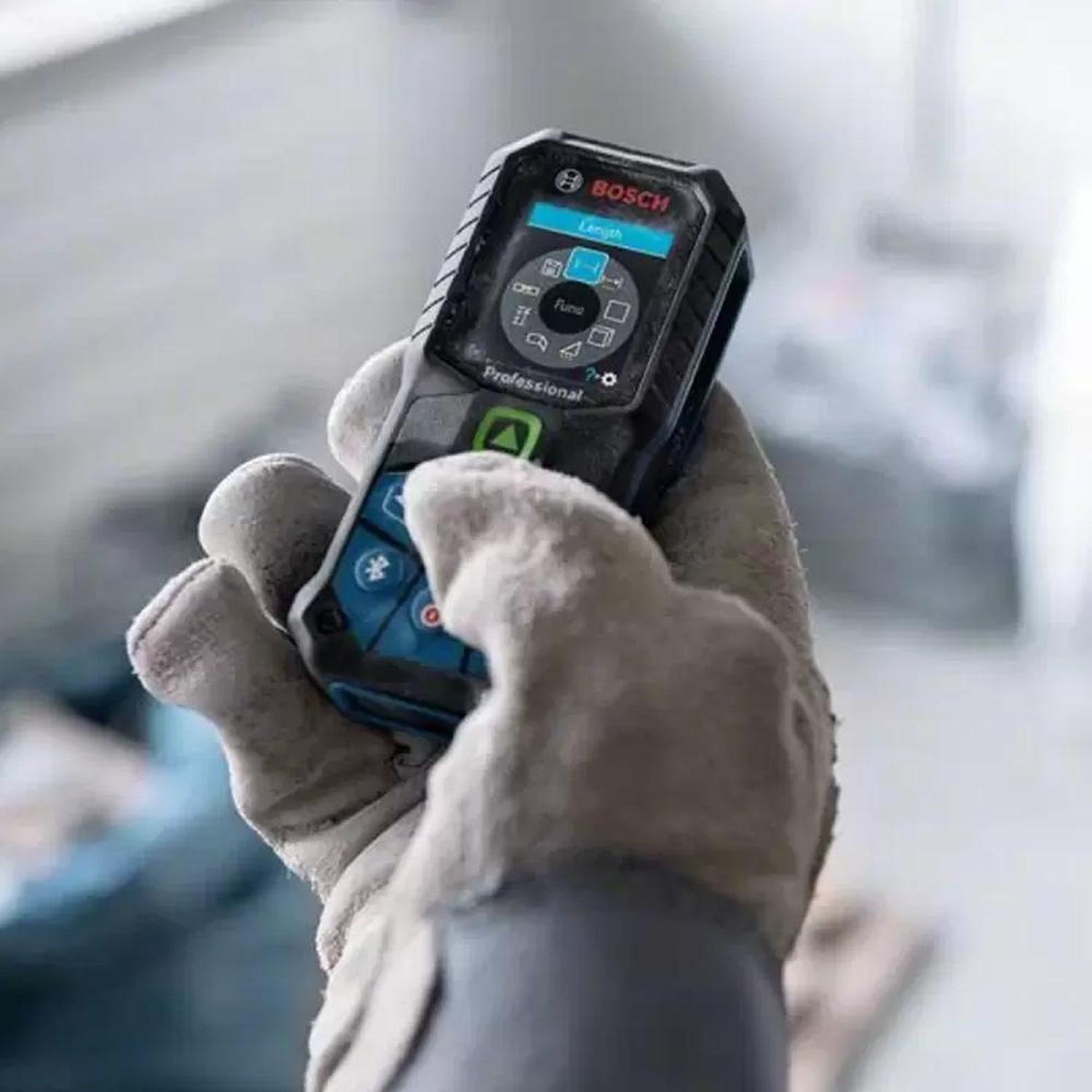 MEDIDOR DE DISTANCIA LASER 50 MTS LASER VERDE GLM 50-27 CG CON BLUETOOTH - 6