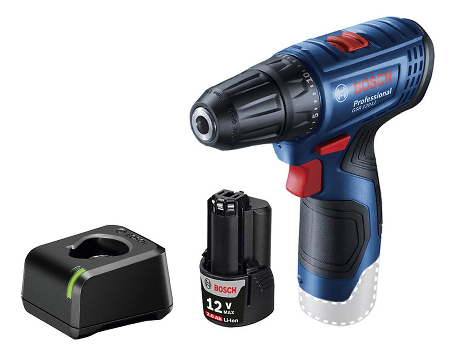 TALADRO ATORNILLADOR 3/8' 12V 30NM + 1 BAT Y CARG BOSCH - 1