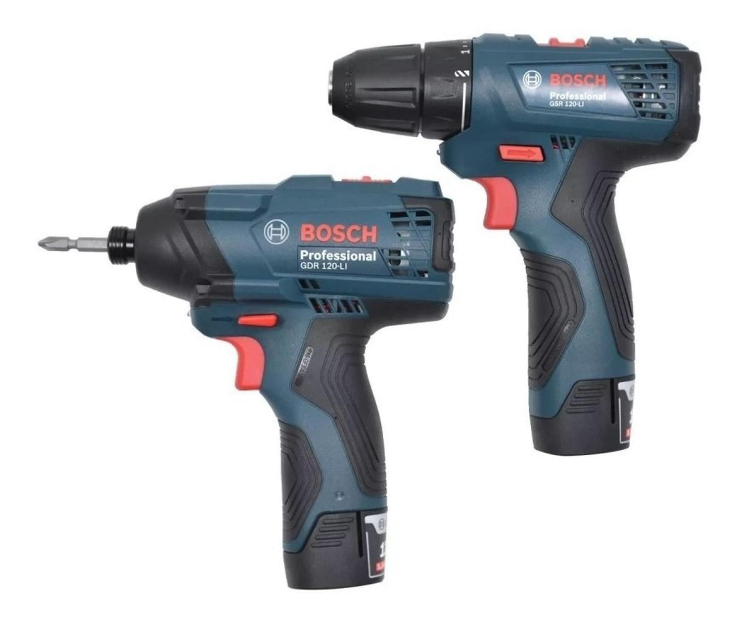 TALADRO ATORNILLADOR GSR 120 + IMPACTO GDR 120 BOSCH 12V - 2