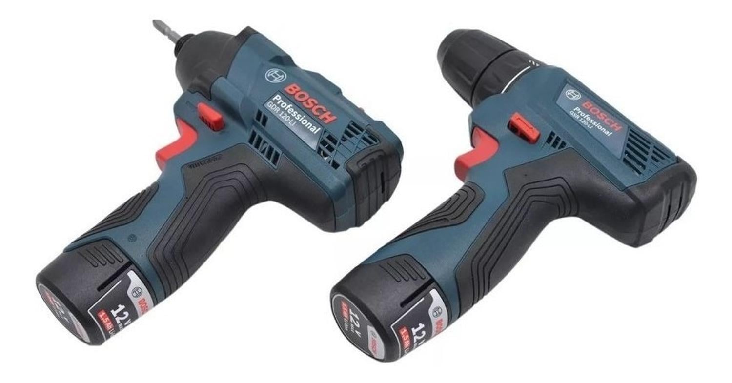 TALADRO ATORNILLADOR GSR 120 + IMPACTO GDR 120 BOSCH 12V - 3