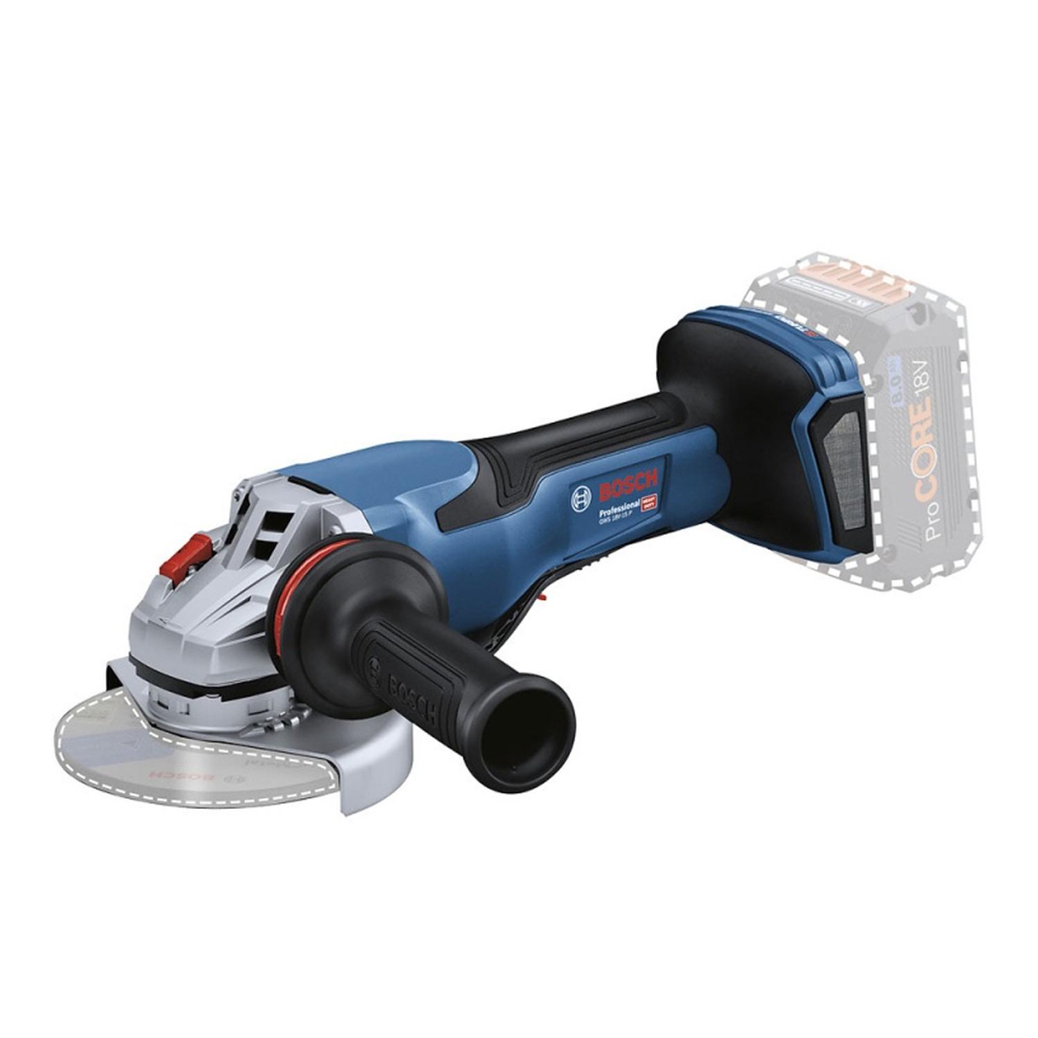 AMOLADORA ANGULAR 18V BRUSHLESS BARETOOL BOSCH GWS 18V-15 P - 1