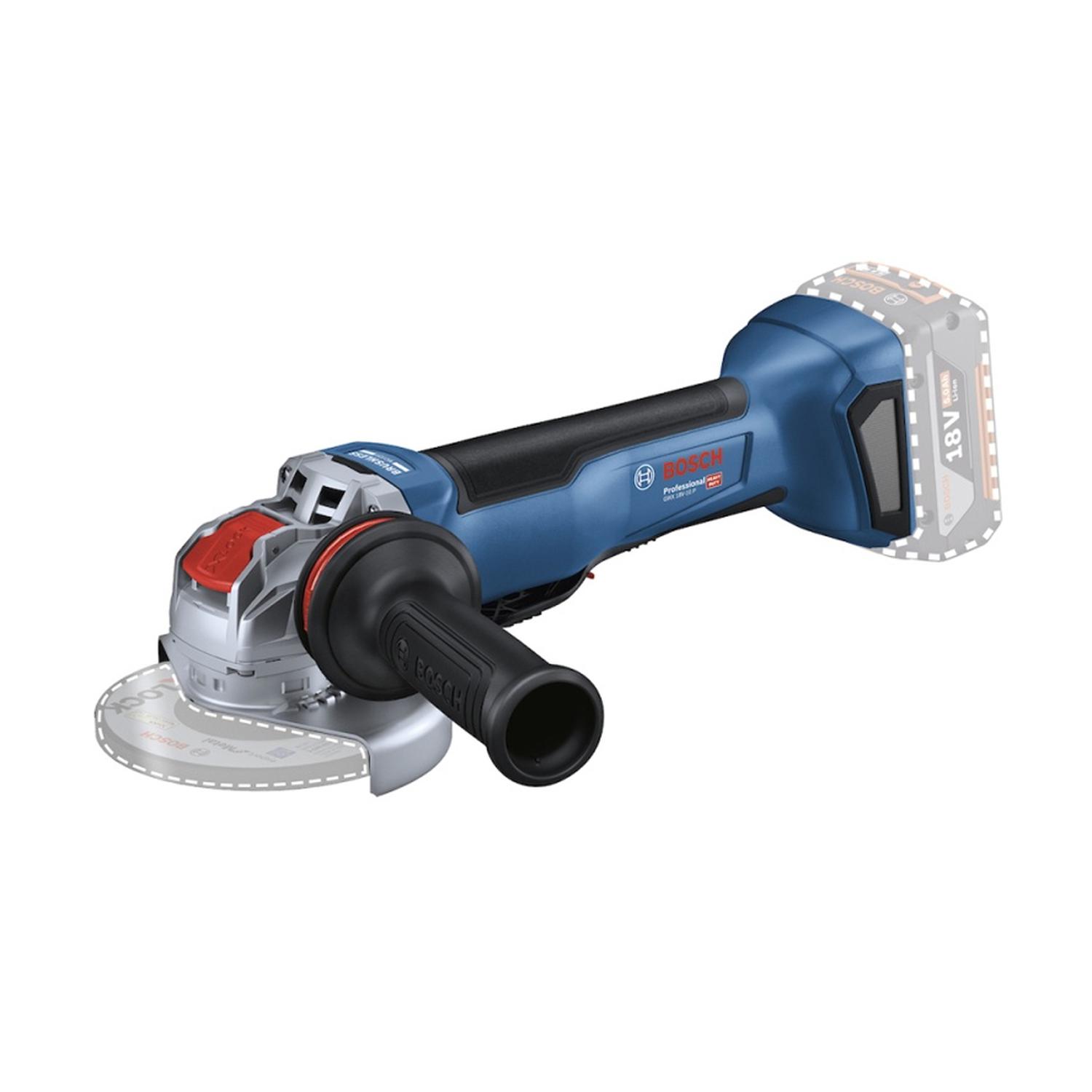 ESMERIL ANGULAR 5 18V X-LOCK BARETOOL BOSCH GWX 18V-10 P - 1