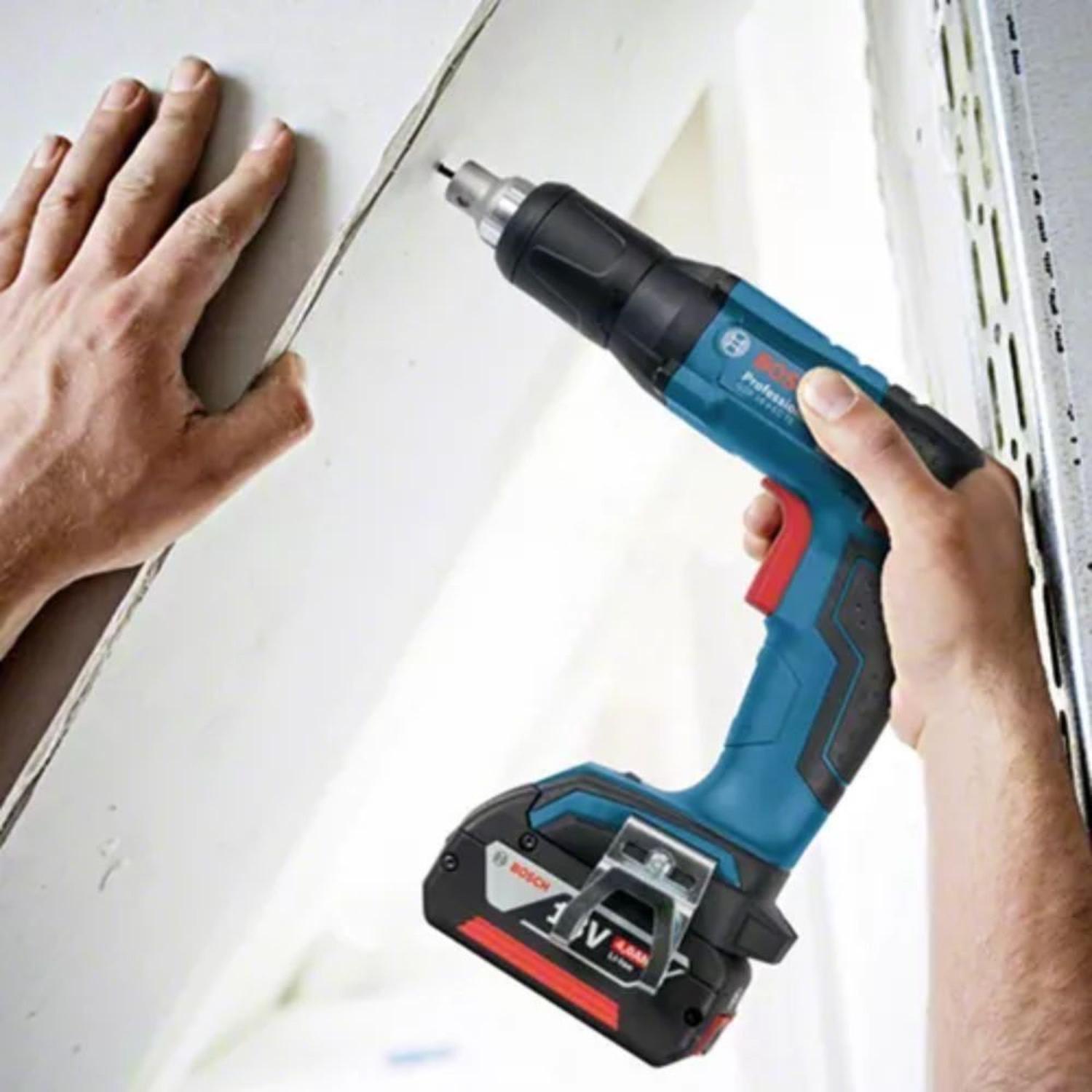 ATORNILLADOR PARA DRYWALL 1/4' HEX 18V BRUSHLESS 25NM BARETOOL BOSCH GSR 18V-EC TE - 3