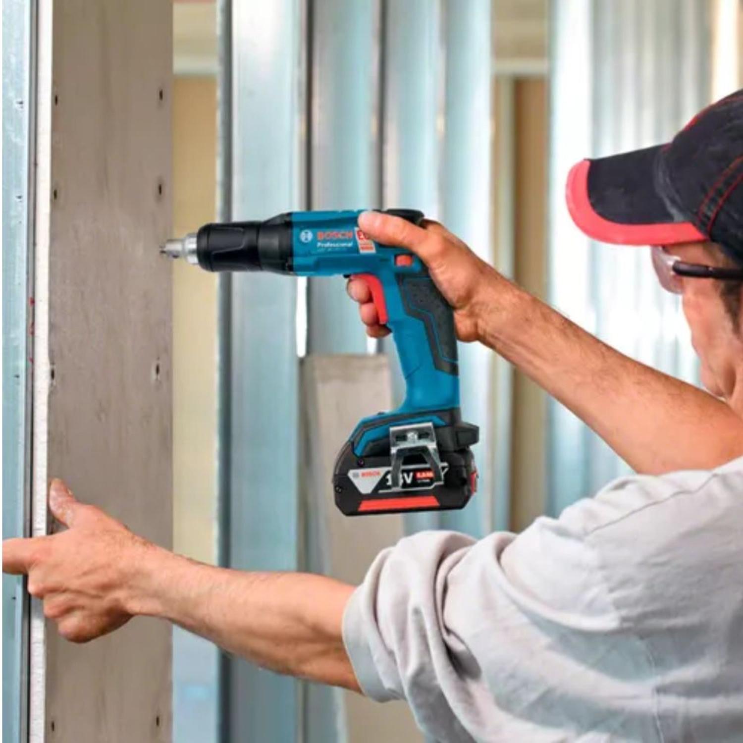 ATORNILLADOR PARA DRYWALL 1/4' HEX 18V BRUSHLESS 25NM BARETOOL BOSCH GSR 18V-EC TE - 4