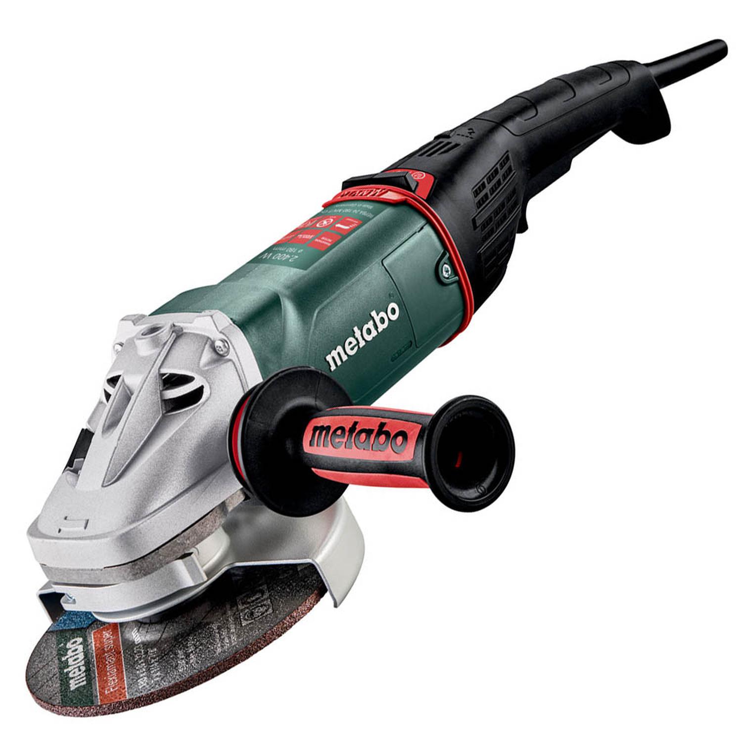 AMOLADORA ANGULAR 7' 2400W 5800 RPM METABO WEPBA 24-180 MVT QUICK - 1