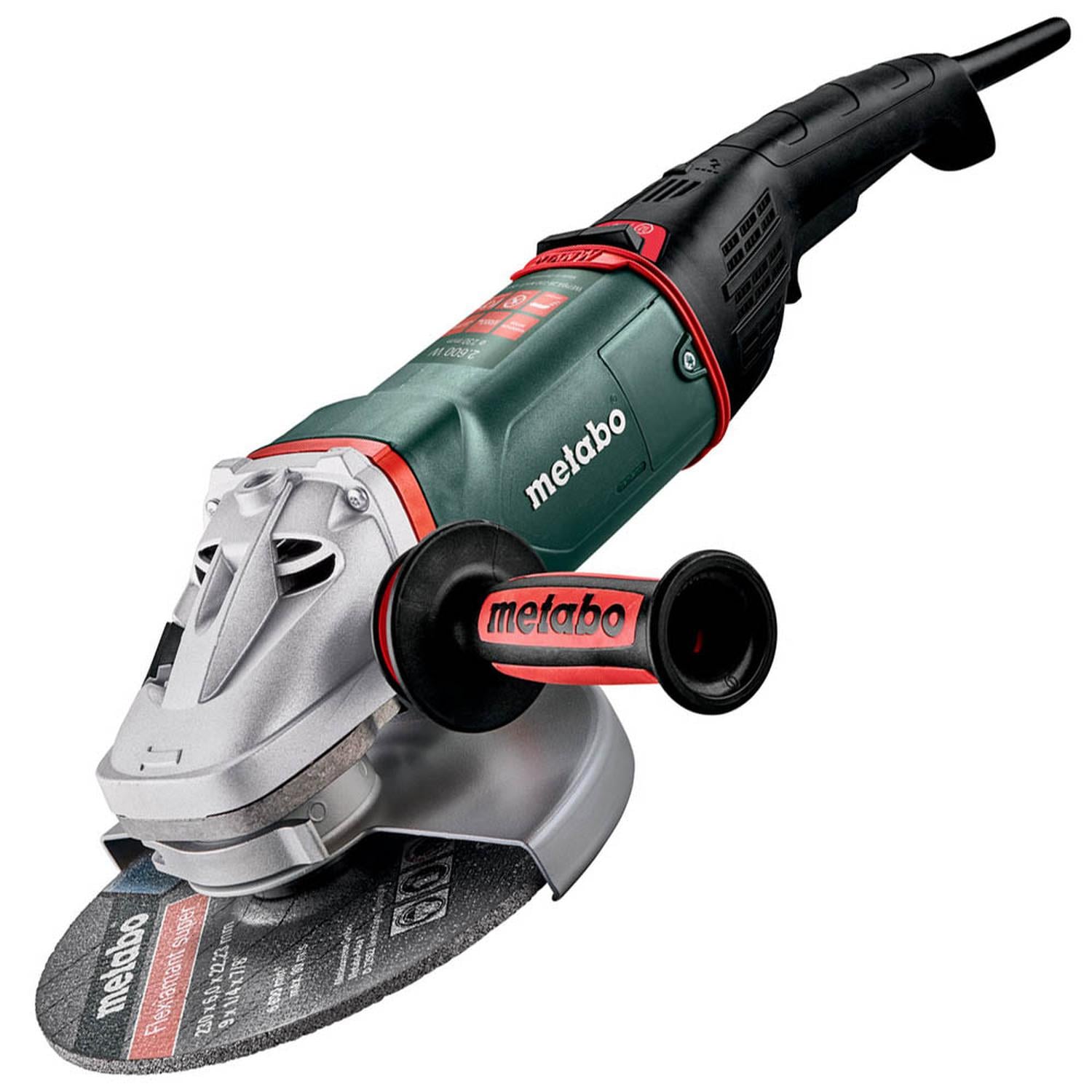 AMOLADORA ANGULAR 9' 2600W 4800 RPM METABO WEPBA 26-230 MVT QUICK - 1