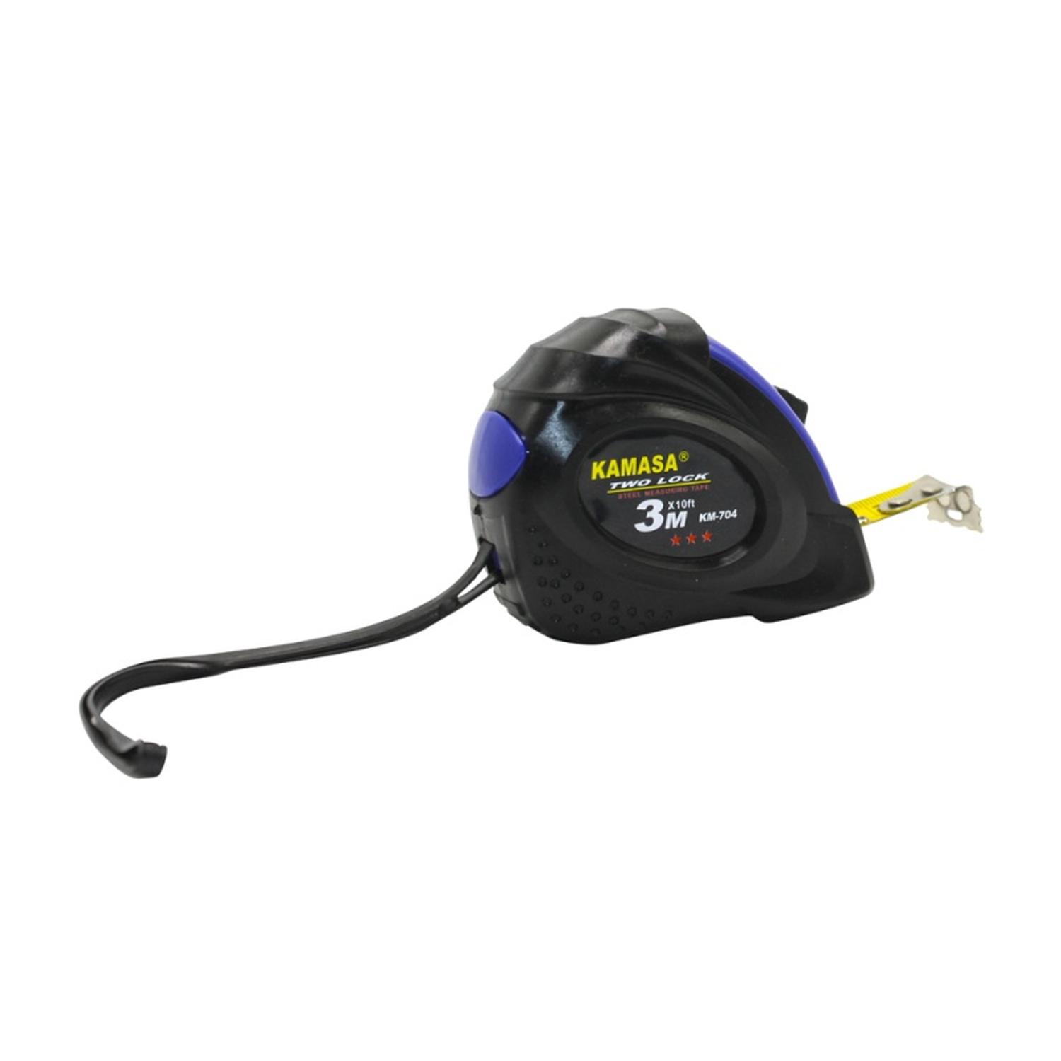 FLEXOMETRO WINCHA CINTA METRICA C/IMAN 16MMX3M KAMASA KM704 - 1