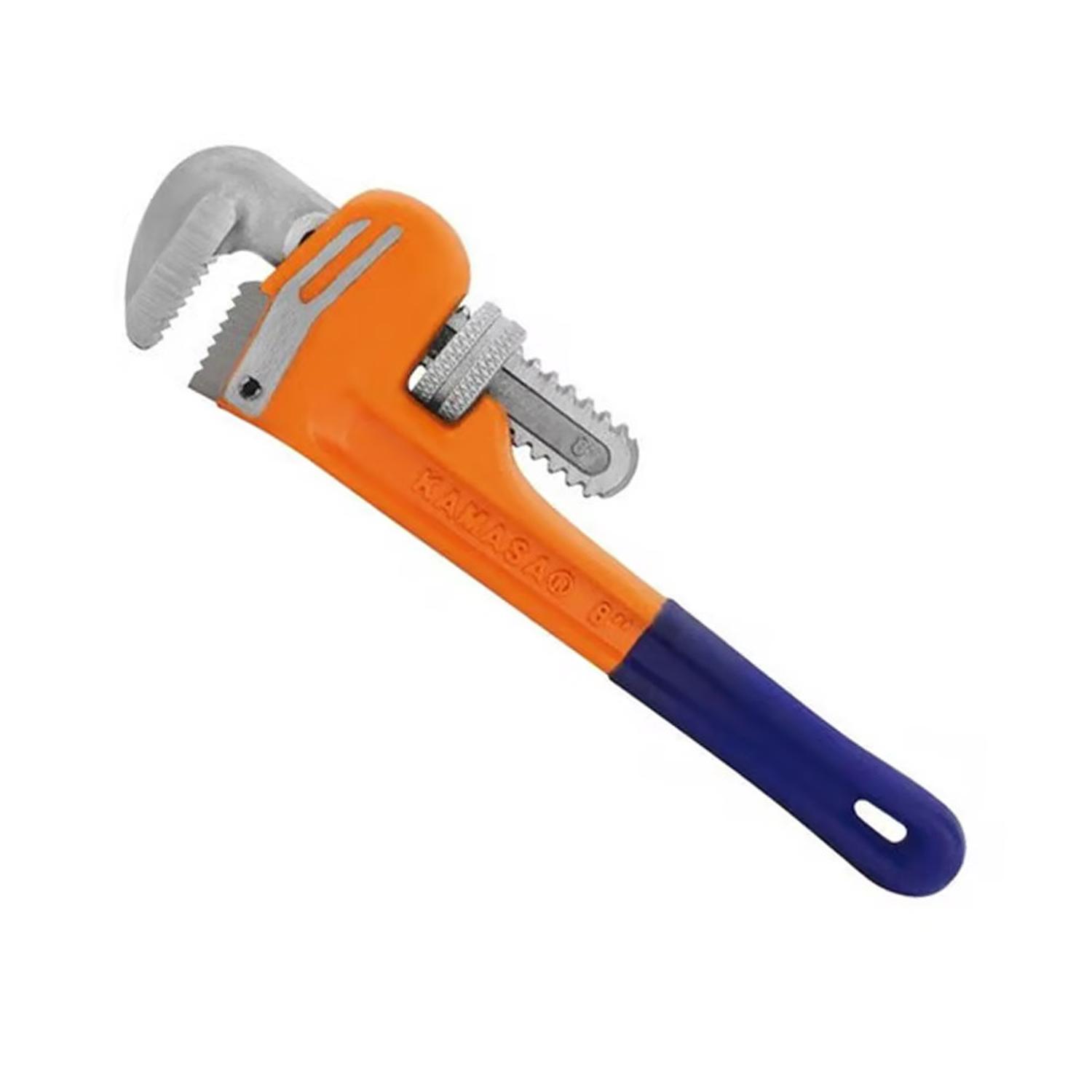 LLAVE STILSON 8' NARANJA KAMASA KM6201 - 1