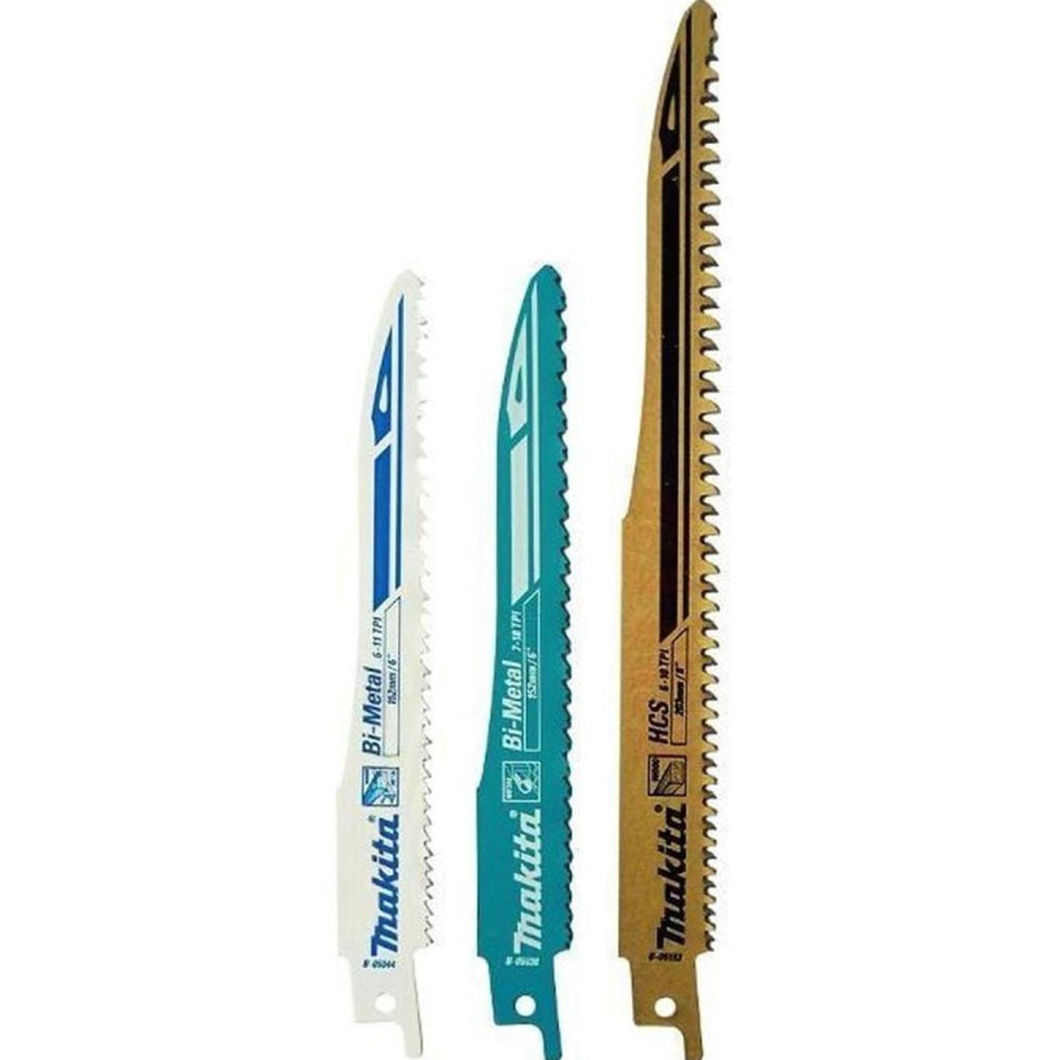 SIERRA DE SABLE SET 3UNID 6 MET, 6 ,8 MAKITA B-13677 - 1