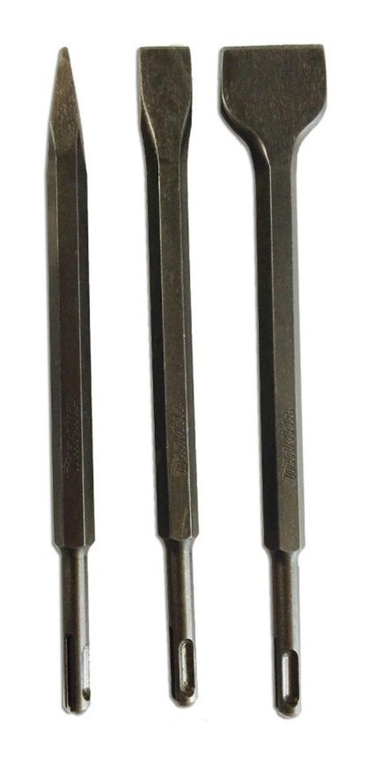 SET CINCEL SDS-PLUS PUNTA / PLANO / PALA 3PCS MAKITA D-30134 - 2