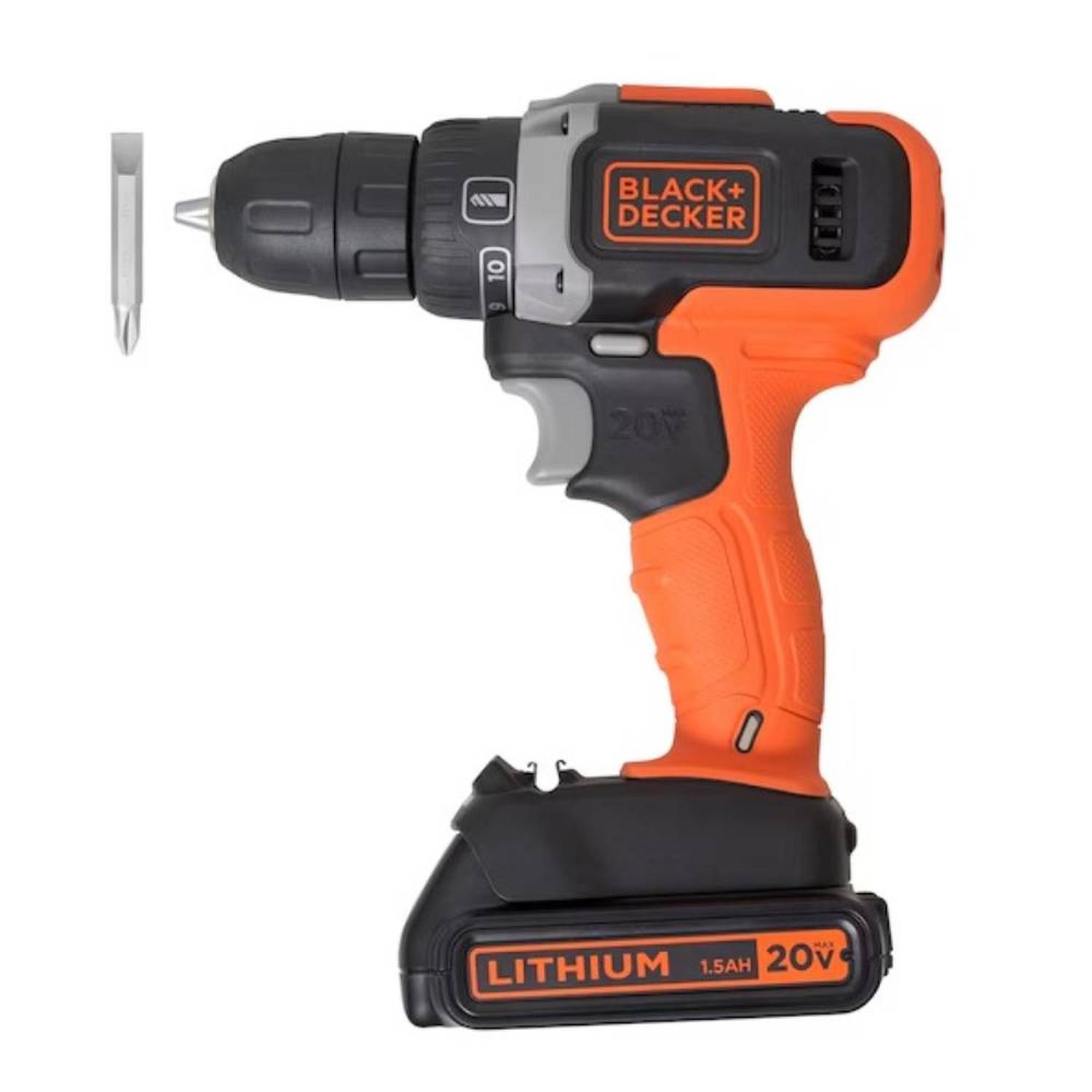 TALADRO ATORNILLADOR + SIERRA CIRCULAR 20V MAX + 1 BAT. Y CARG BLACK Y DECKER BDCD220CS - 2